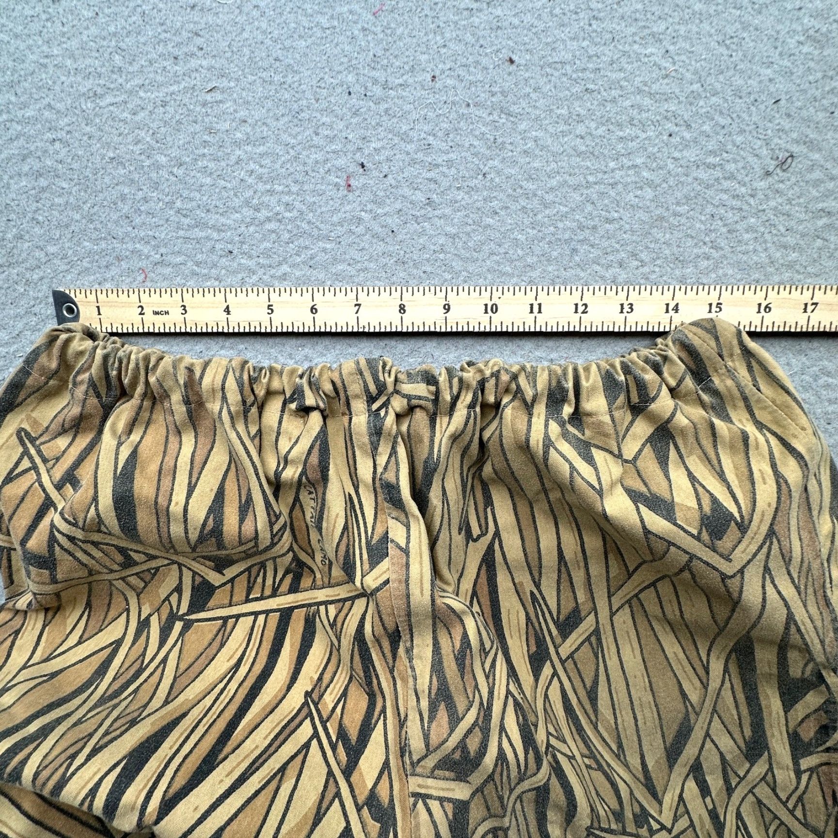 Vintage VINTAGE Cabela's Gore-Tex Hunting Pants Mens M Regular 31" Inseam Tree Cat Tail Camo Camouflage Brown Mens Pants Camouflage Hunting Weather Rain Pants Size US 30 / EU 46 - 5 Thumbnail