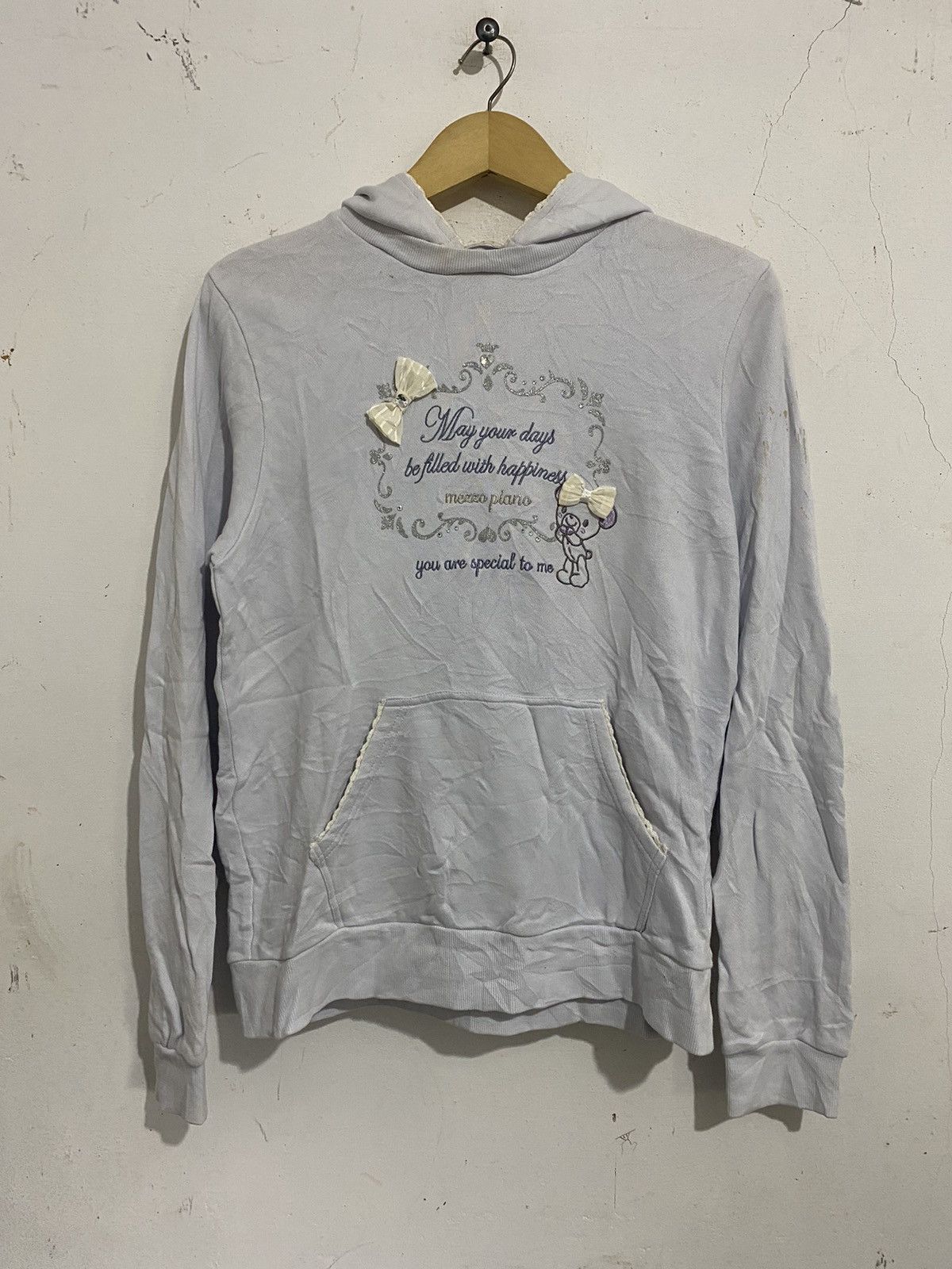 Angel Blue Mezzo pianno y2k hoodie/sweatshirt styled Size US M / EU 48-50 / 2 - 1 Thumbnail