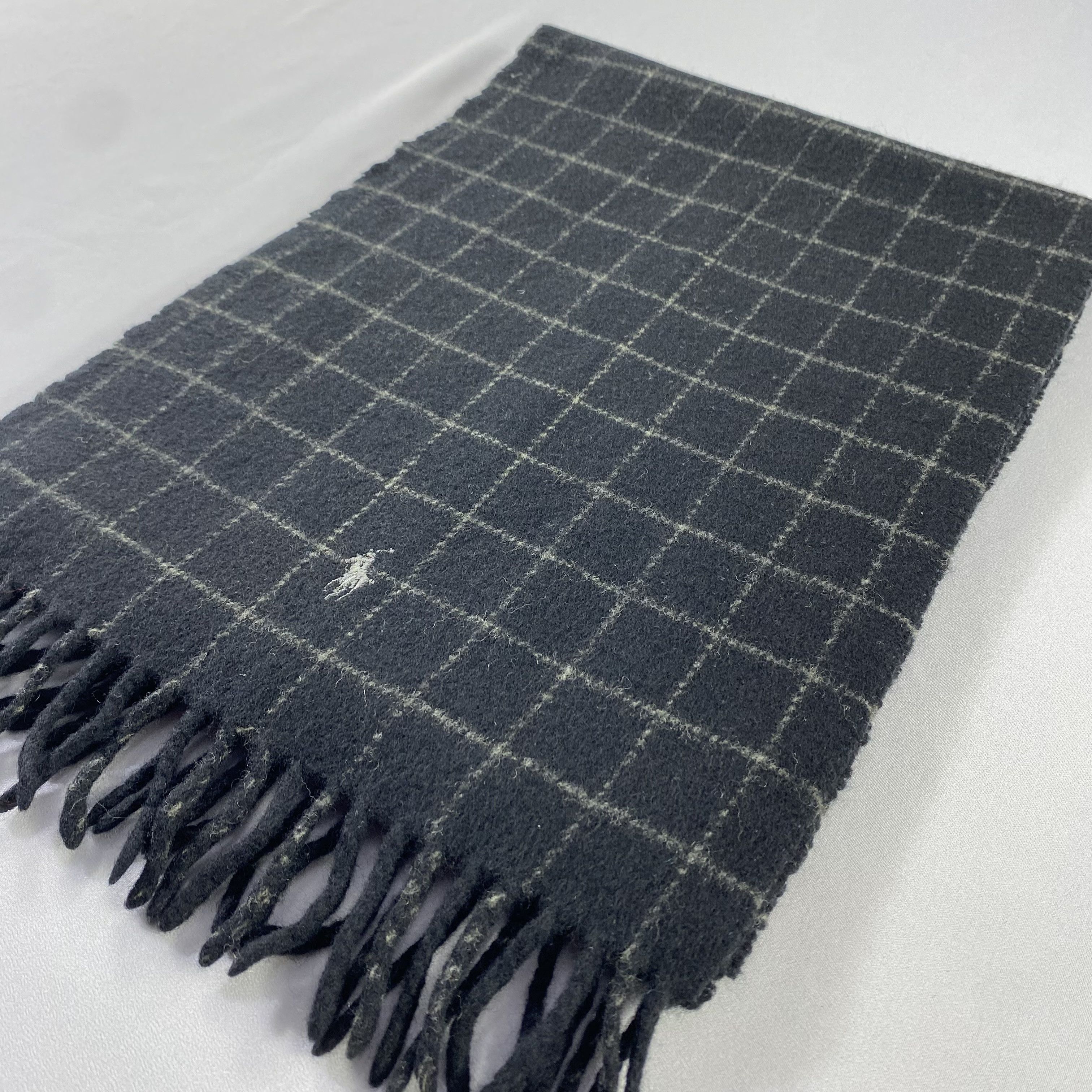 Polo Ralph Lauren Polo Ralph Lauren Scarf Plaid Neck Wrap Wool Muffler Size ONE SIZE - 3 Thumbnail