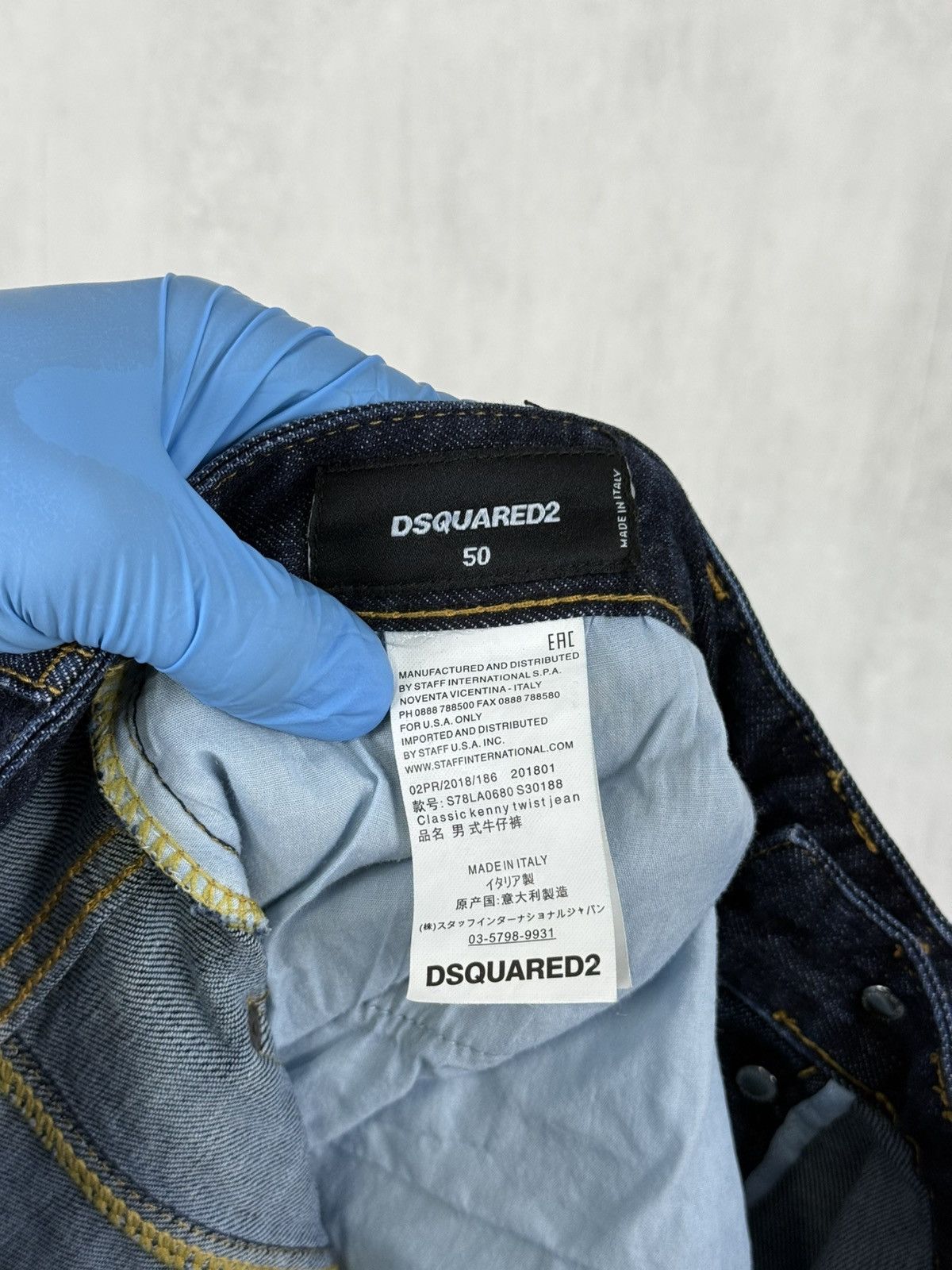 Dsquared2 Dsquared2 Men’s Classic Kenny Twist Denim Jeans Pants Siz 50 Size US 33 - 15 Thumbnail