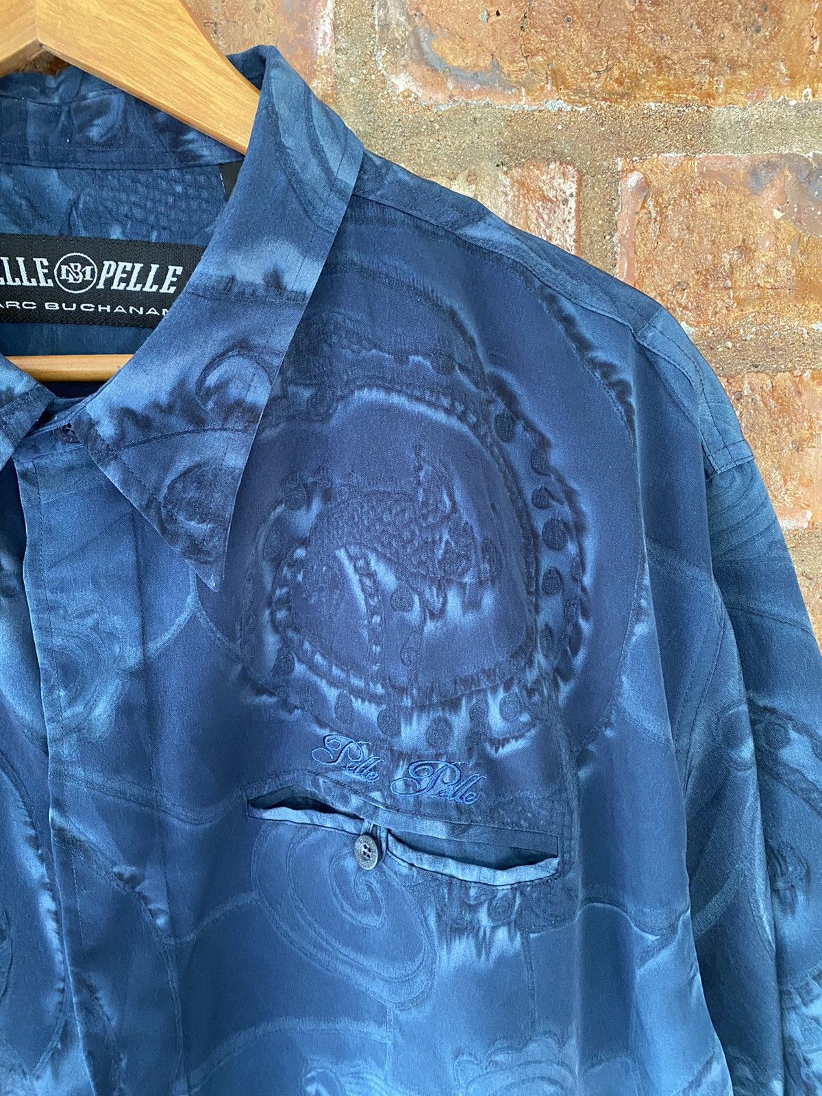 JNCO × Marc Buchanan × Pelle Pelle 1990s Pelle Pelle Koi fish dragons abstract Size US XL / EU 56 / 4 - 6 Thumbnail