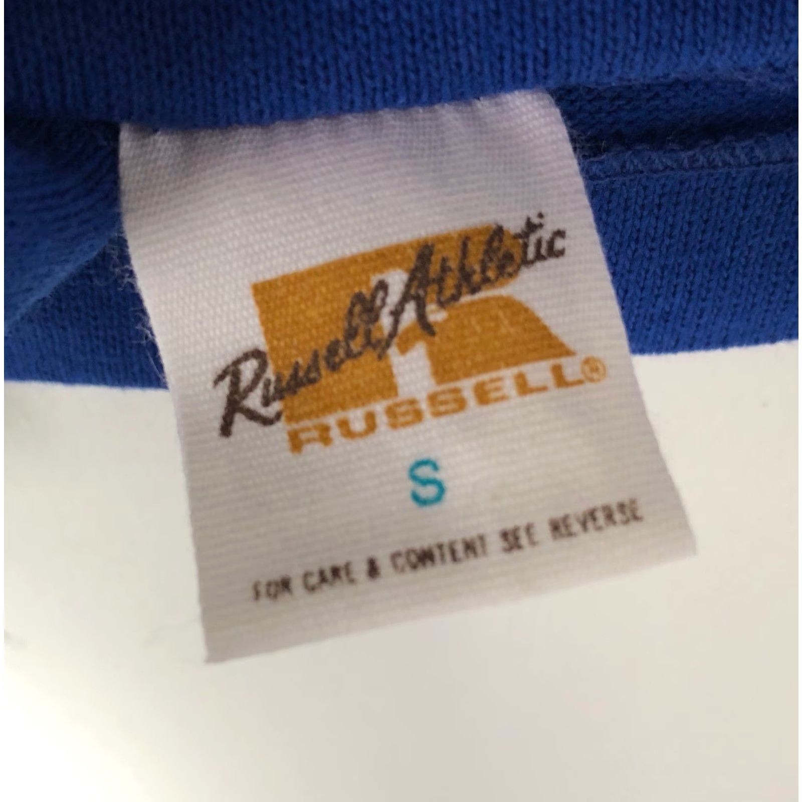 Russell Athletic VINTAGE Russell Athletic T-Shirt Mens Small 80s Royal Blue NWOT NFL Football Tee Vintage 80s Mens Size US S / EU 44-46 / 1 - 2 Thumbnail