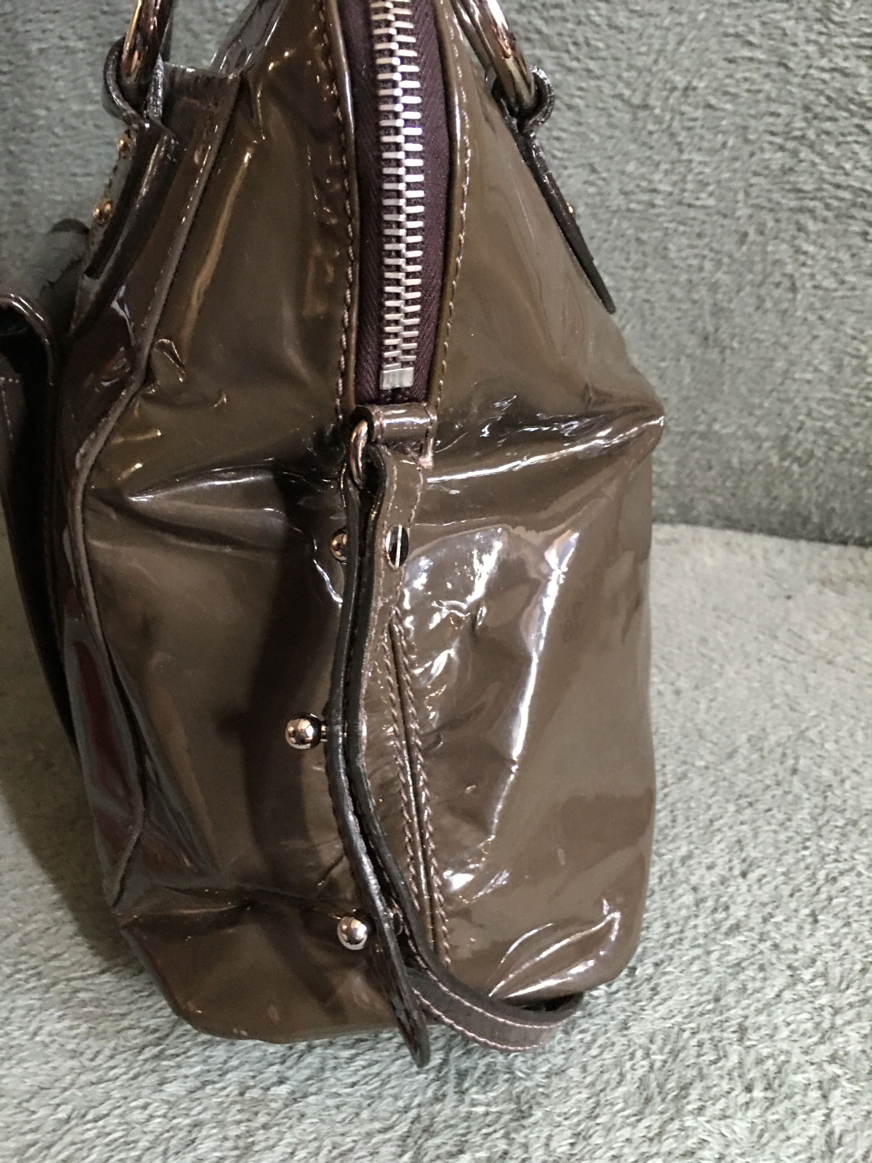Marc Jacobs Marc Jacobs Womens Patent Leather Shoulder Bag Handbag Size ONE SIZE - 5 Thumbnail