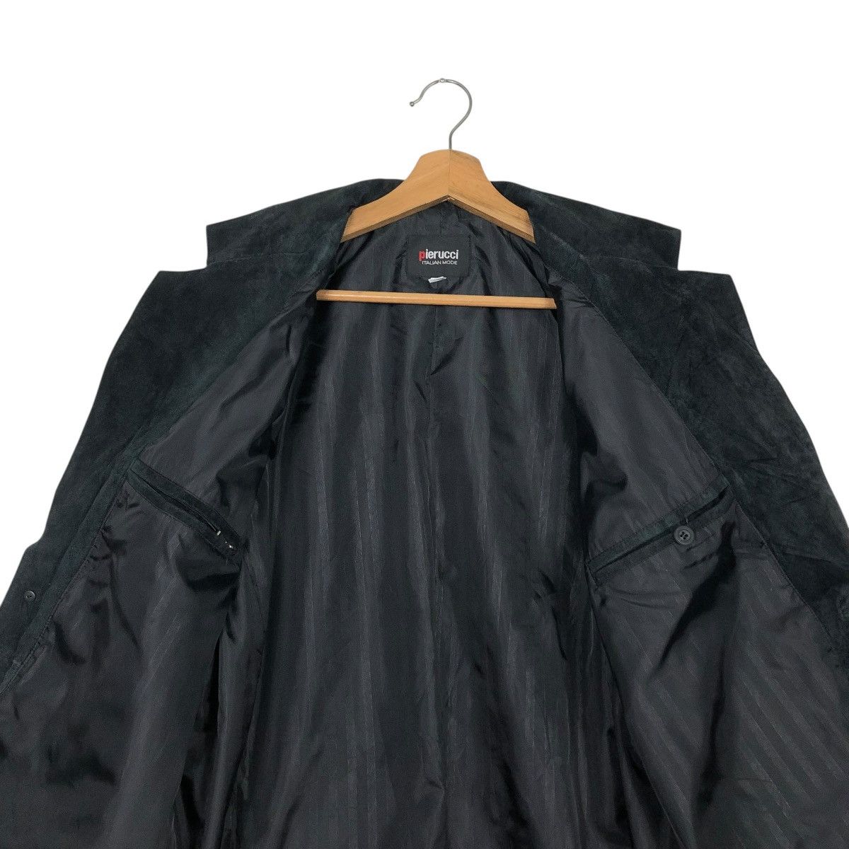 Japanese Brand 🔥VINTAGE SUEDE LEATHER JACKET PIERUCCI ITALIAN ISSEY MIYAKE Size L / US 10 / IT 46 - 16 Thumbnail