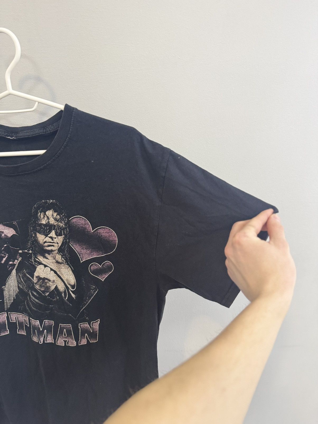 WWE Vintage Bret Hart Hitman Wrestling Razor Undertaker Sting Size US L / EU 52-54 / 3 - 6 Thumbnail