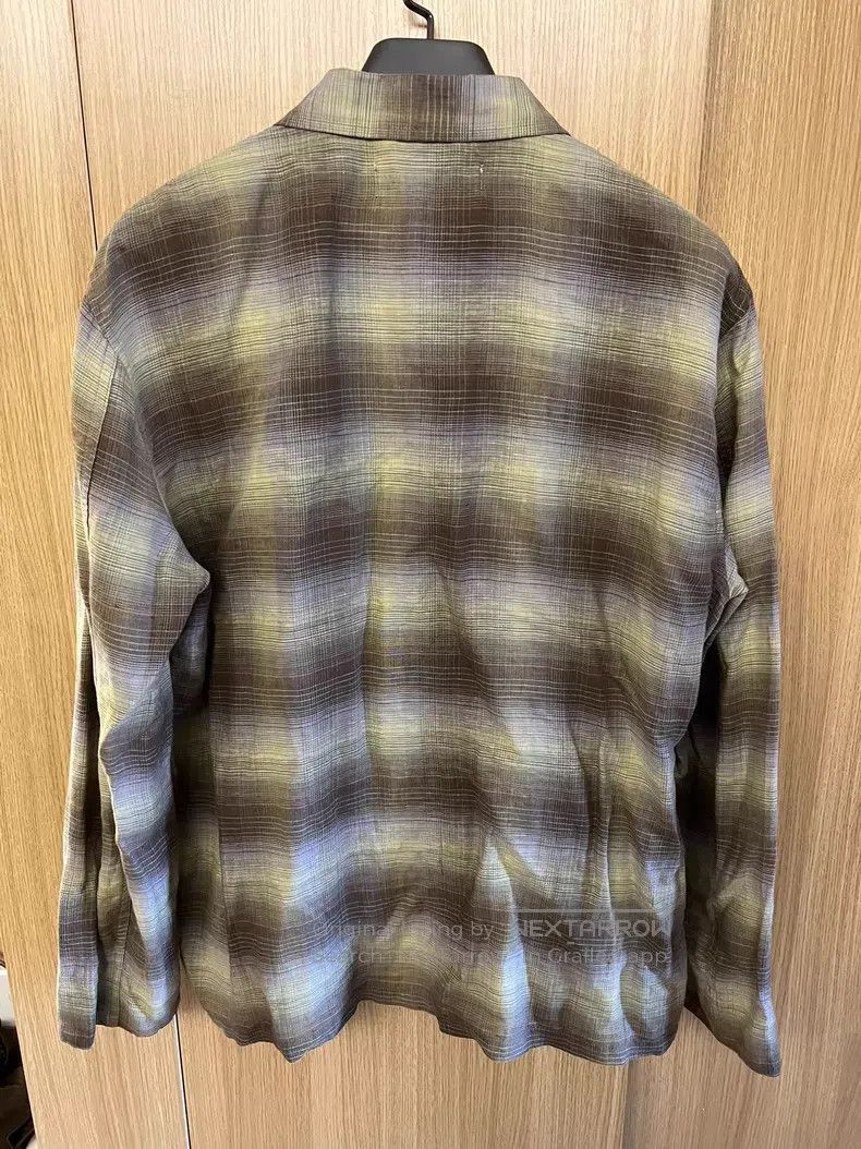 Our Legacy Our Legacy Plaid shirt with blurred plaid jacket Size US M / EU 48-50 / 2 - 4 Thumbnail
