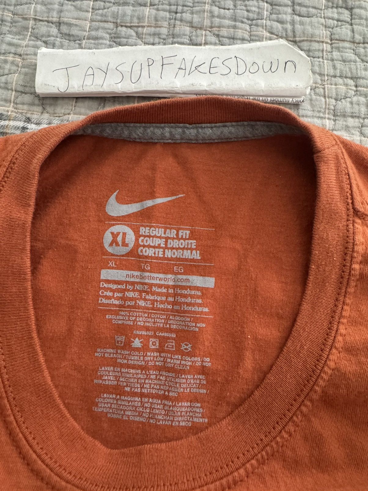 Nike Nike Kevin Durant KD Texas University Longhorns Shirt XL Size US XL / EU 56 / 4 - 3 Thumbnail