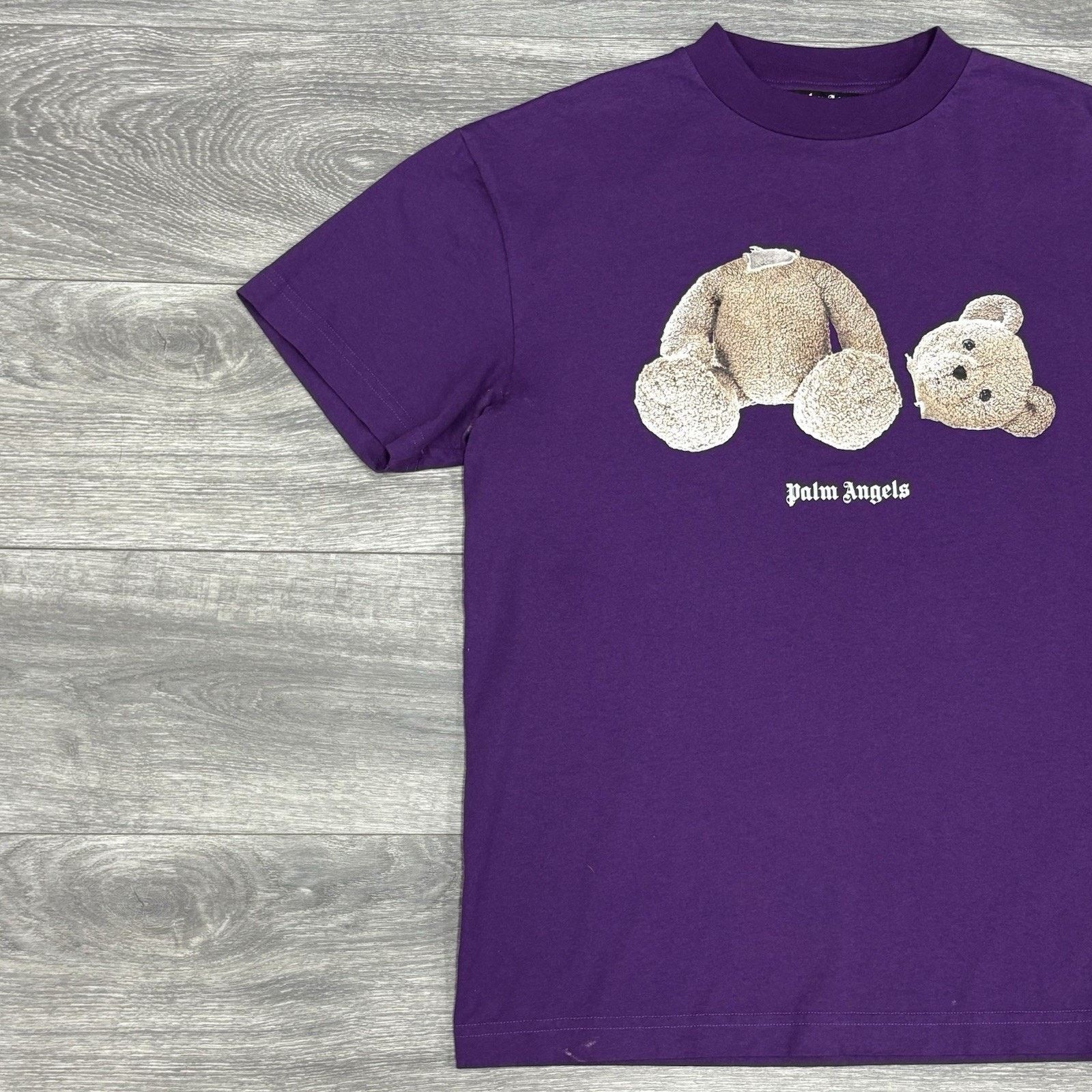 Palm Angels Palm Angels Bear Classic Tee ' Purple Brown ' | GREAT COND! Size US M / EU 48-50 / 2 - 3 Thumbnail