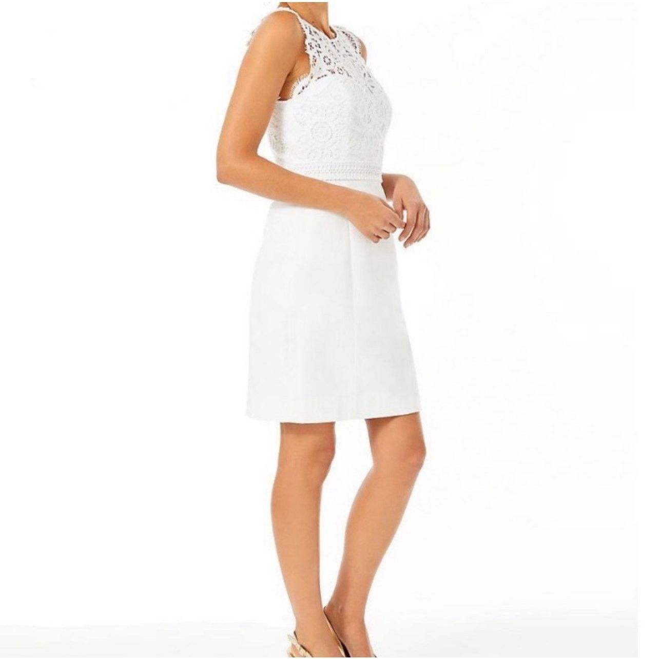 Lilly Pulitzer Lilly Pulitzer Resort Sharice Stretch Shift Dress Mini 16 Size XL / US 12-14 / IT 48-50 - 2 Thumbnail