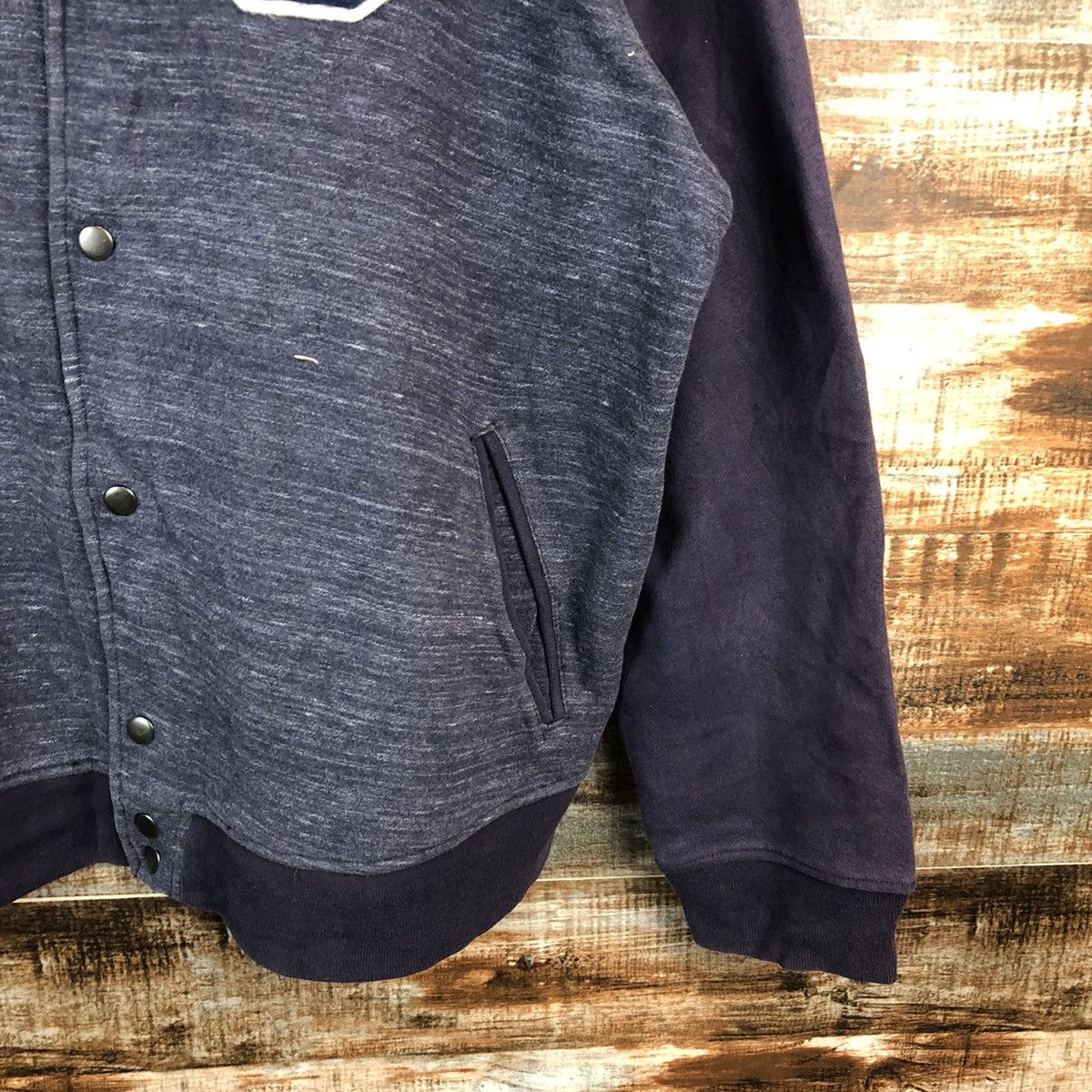 Gap Gap Dark Blue Bombers varsity Jacket #A1529 Size US XL / EU 56 / 4 - 8 Thumbnail