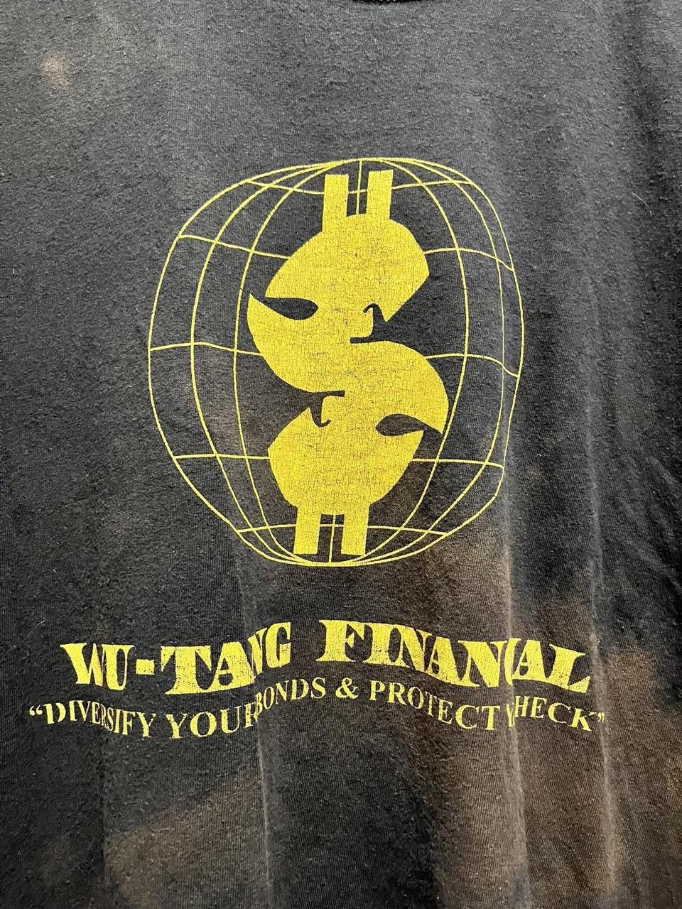 Vintage 2003 Wu Tang Financial Graphic Tee Thrashed Size US XL / EU 56 / 4 - 2 Thumbnail