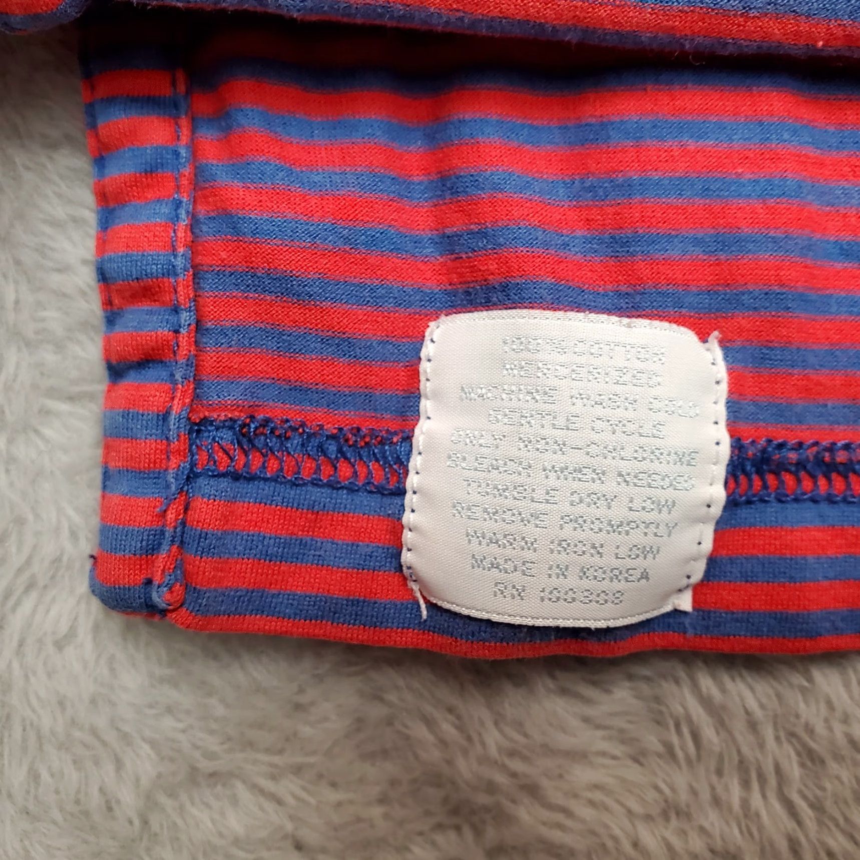 Peter Millar Peter Millar Shirt Mens Large Blue Red Striped Polo 100% Mercerized Cotton Golf Size US L / EU 52-54 / 3 - 7 Thumbnail