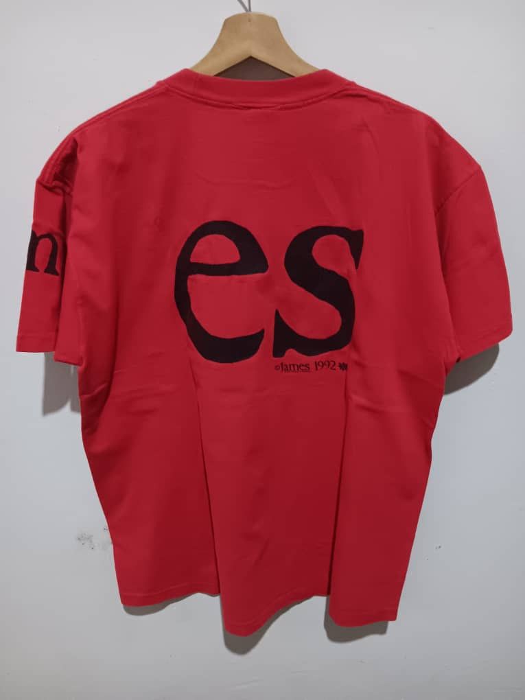 Band Tees VINTAGE JAMES BRITPOP BAND 1992 PROMO TOUR SHIRT Size US XL / EU 56 / 4 - 2 Thumbnail