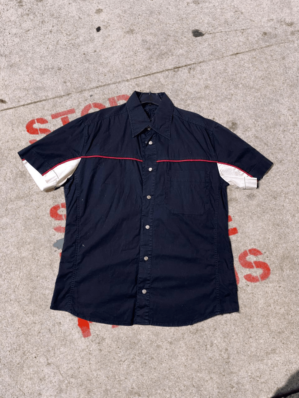 Versace Vintage Versace Sport y2k 80s 90s shirt short sleeve button Size US M / EU 48-50 / 2 - 1 Thumbnail