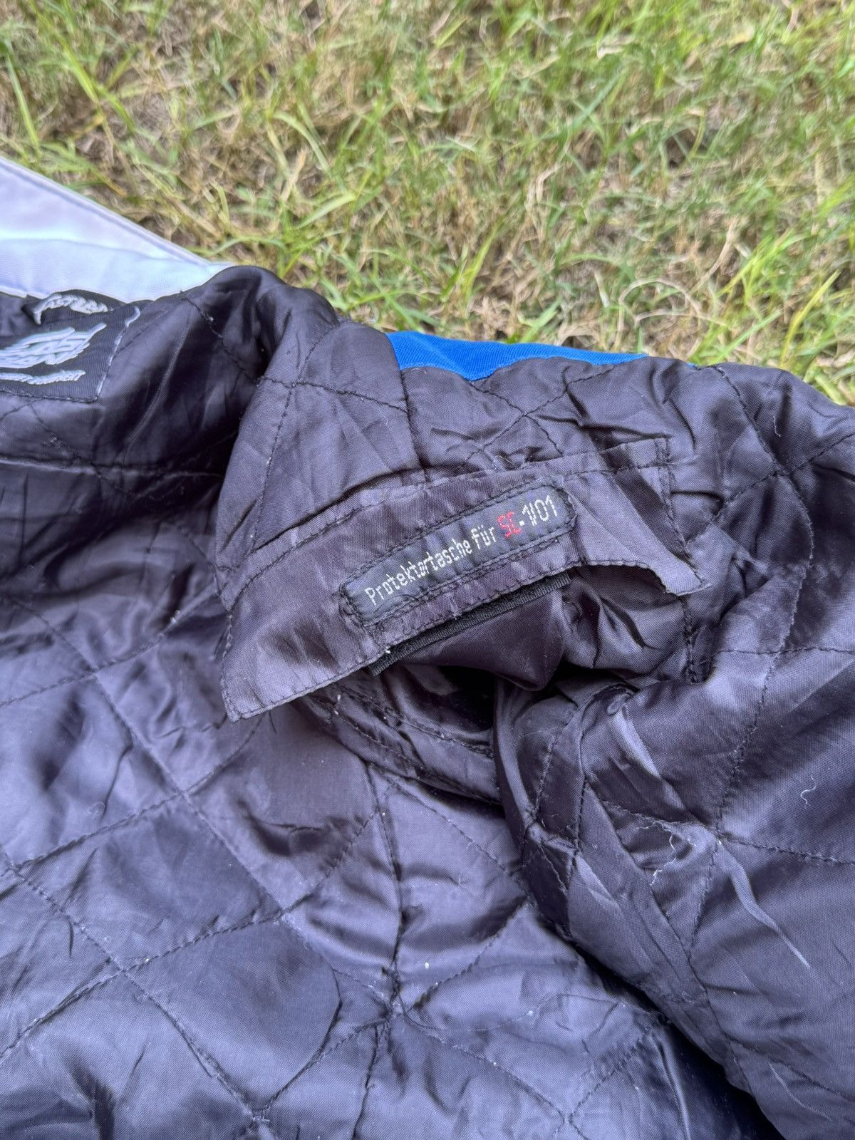 Vintage Jacket Fast lane Speed Freak vintage racing blue Racing Size US L / EU 52-54 / 3 - 11 Thumbnail