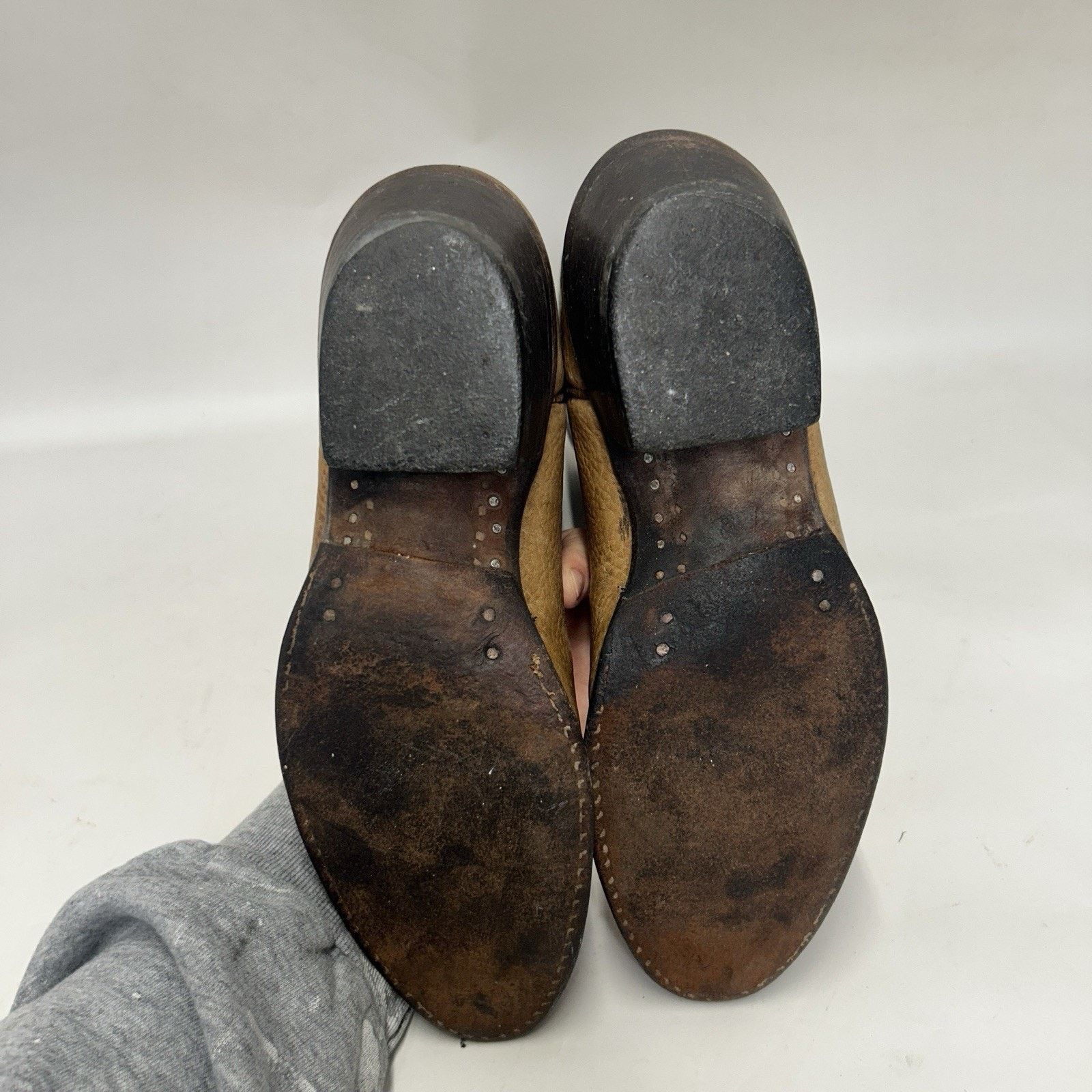 Tony Lama Vintage Tony Lama Two-Tone Cowboy Boots Gold Label Size US 8.5 / EU 41-42 - 10 Thumbnail
