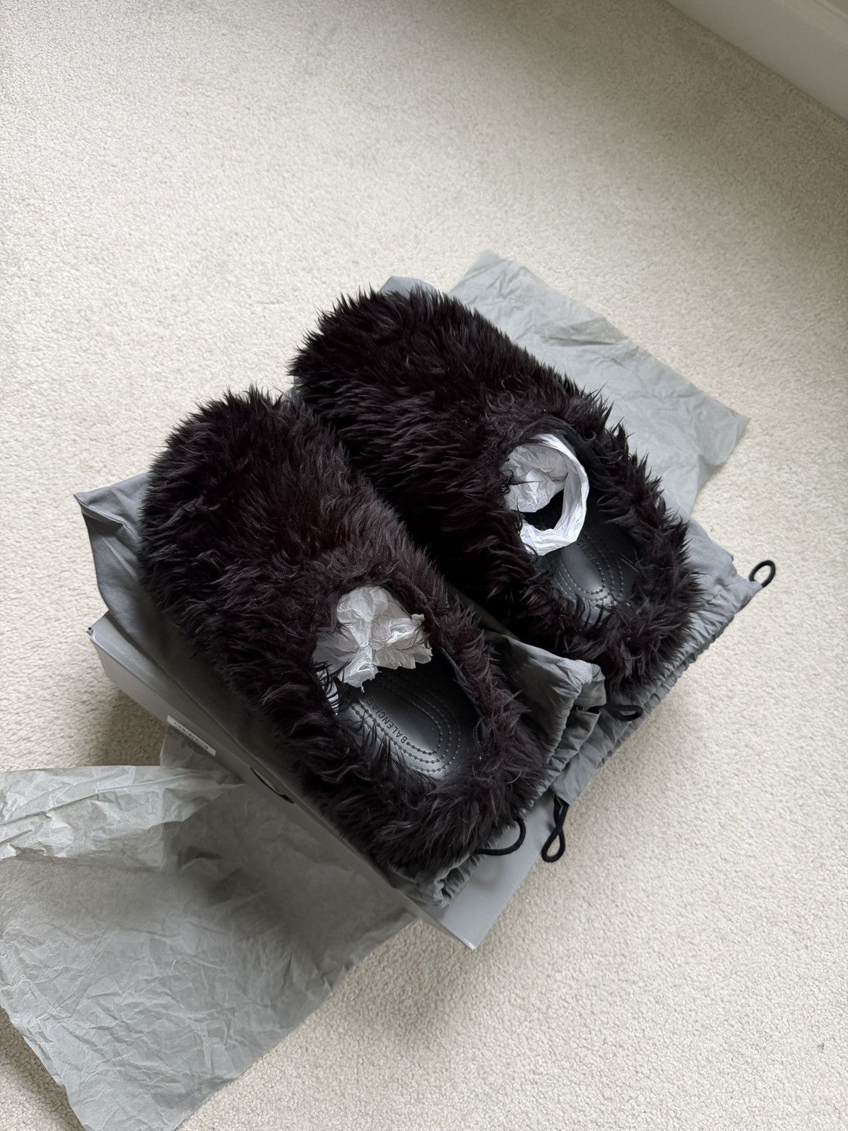 Balenciaga BB FUR CROCS Size US 8 / EU 41 - 5 Thumbnail