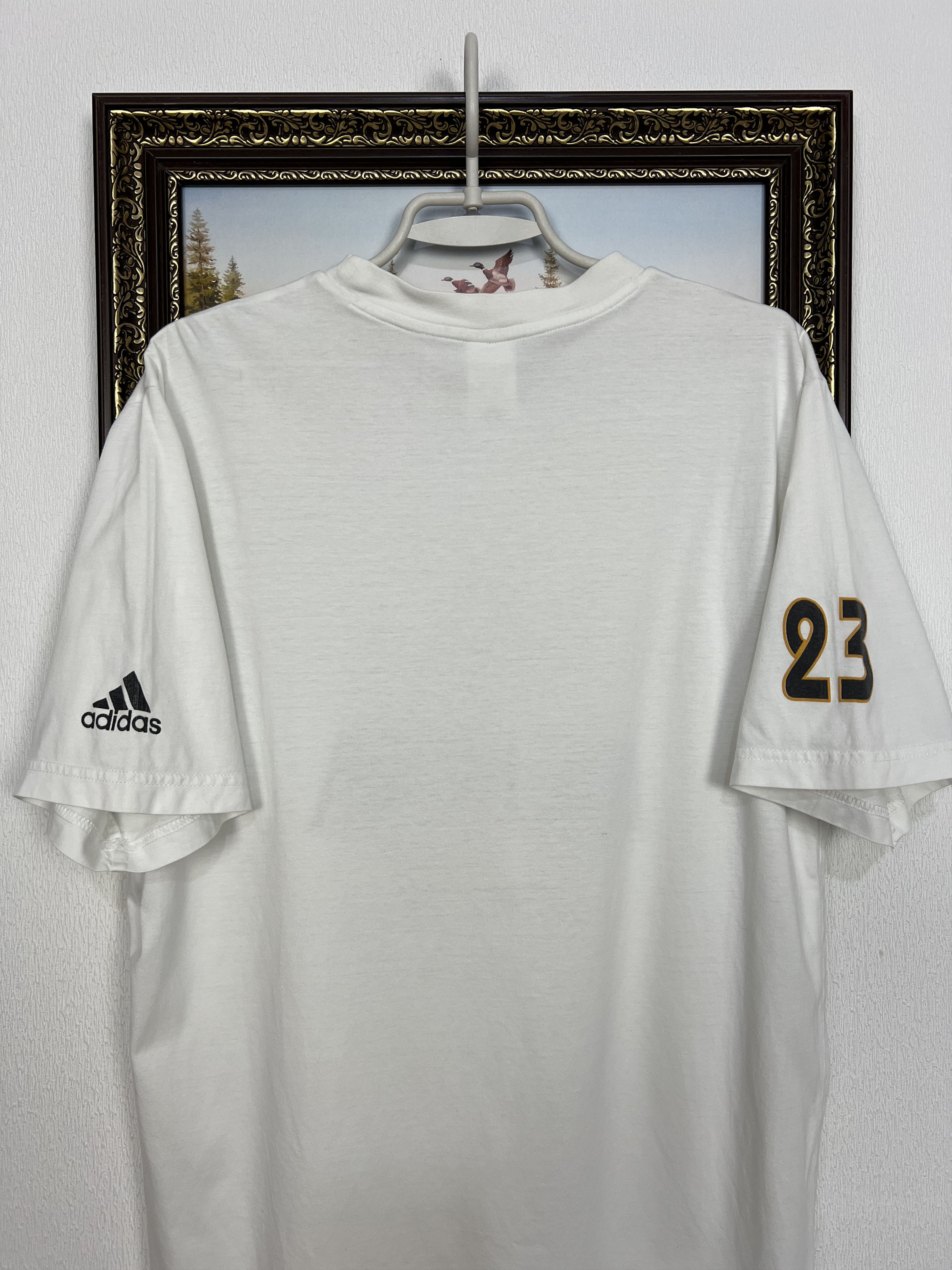 Adidas Vintage Real Madrid Beckham Train Shirt Football Jersey Size US M / EU 48-50 / 2 - 8 Thumbnail