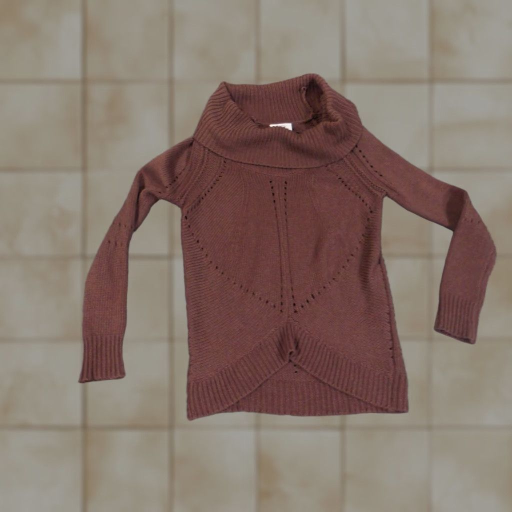 Loft LOFT Sweater Pullover Cowl Neck Knit Long Sleeve Wool Acrylic Purple Small Regular Women" Size S / US 4 / IT 40 - 1 Thumbnail