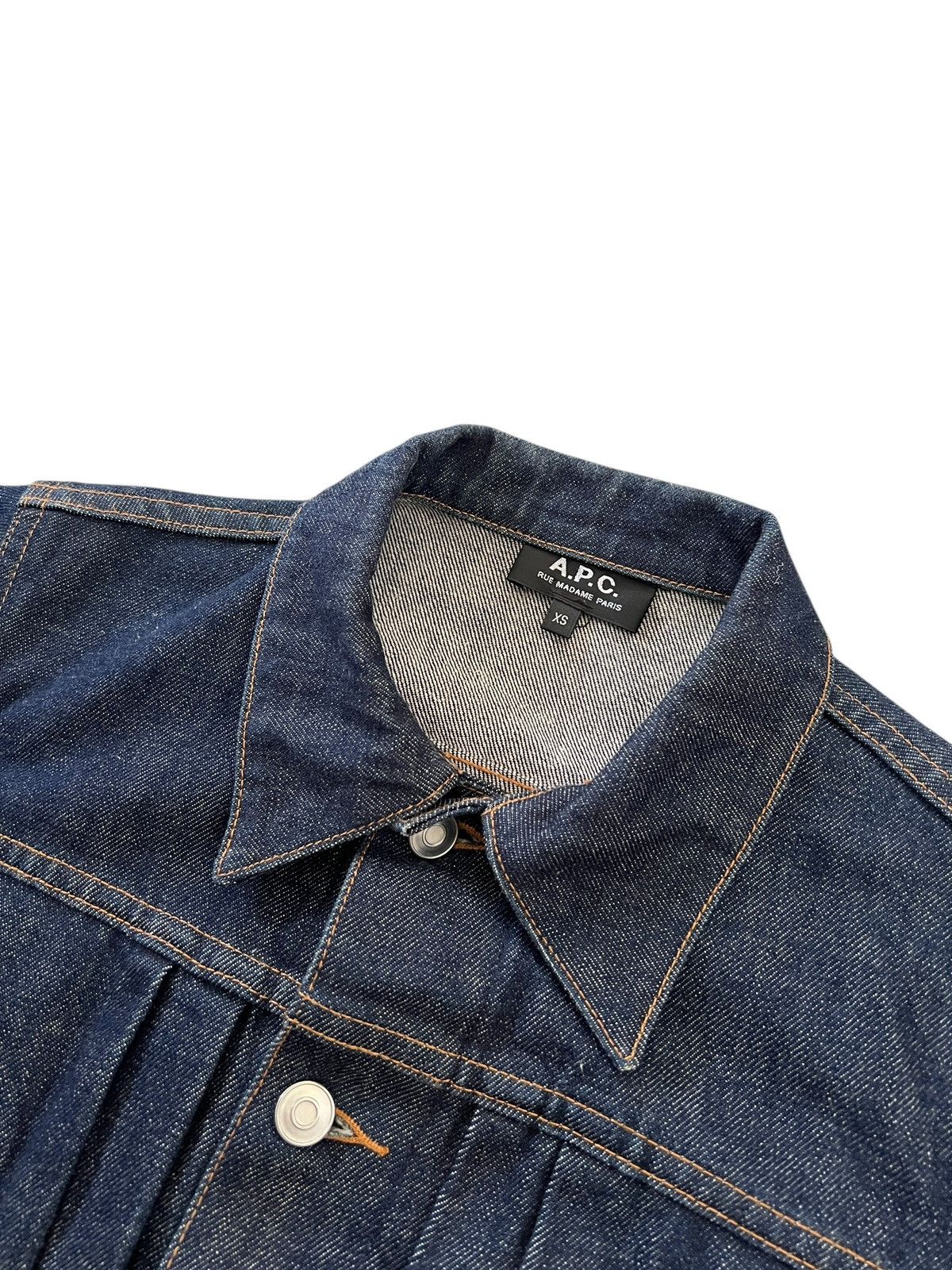 A.P.C. A.P.C Type-II Selvedge Denim Jacket Size US XS / EU 42 / 0 - 4 Thumbnail