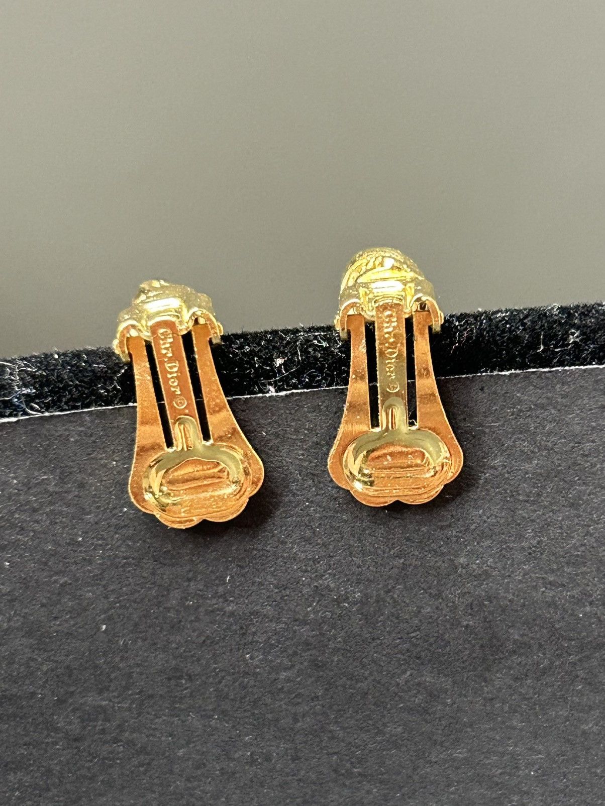 Dior Vintage Dior Gold Plated Twist Rope Clip on Huggie Earrings Size ONE SIZE - 5 Thumbnail