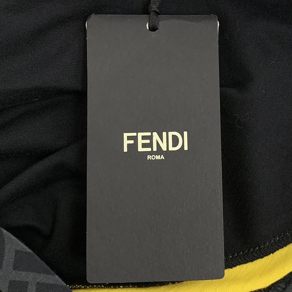 Fendi Fendi Black Logo Letter Spliced Casual Shorts K26WX Size US 30 / EU 46 - 7 Thumbnail