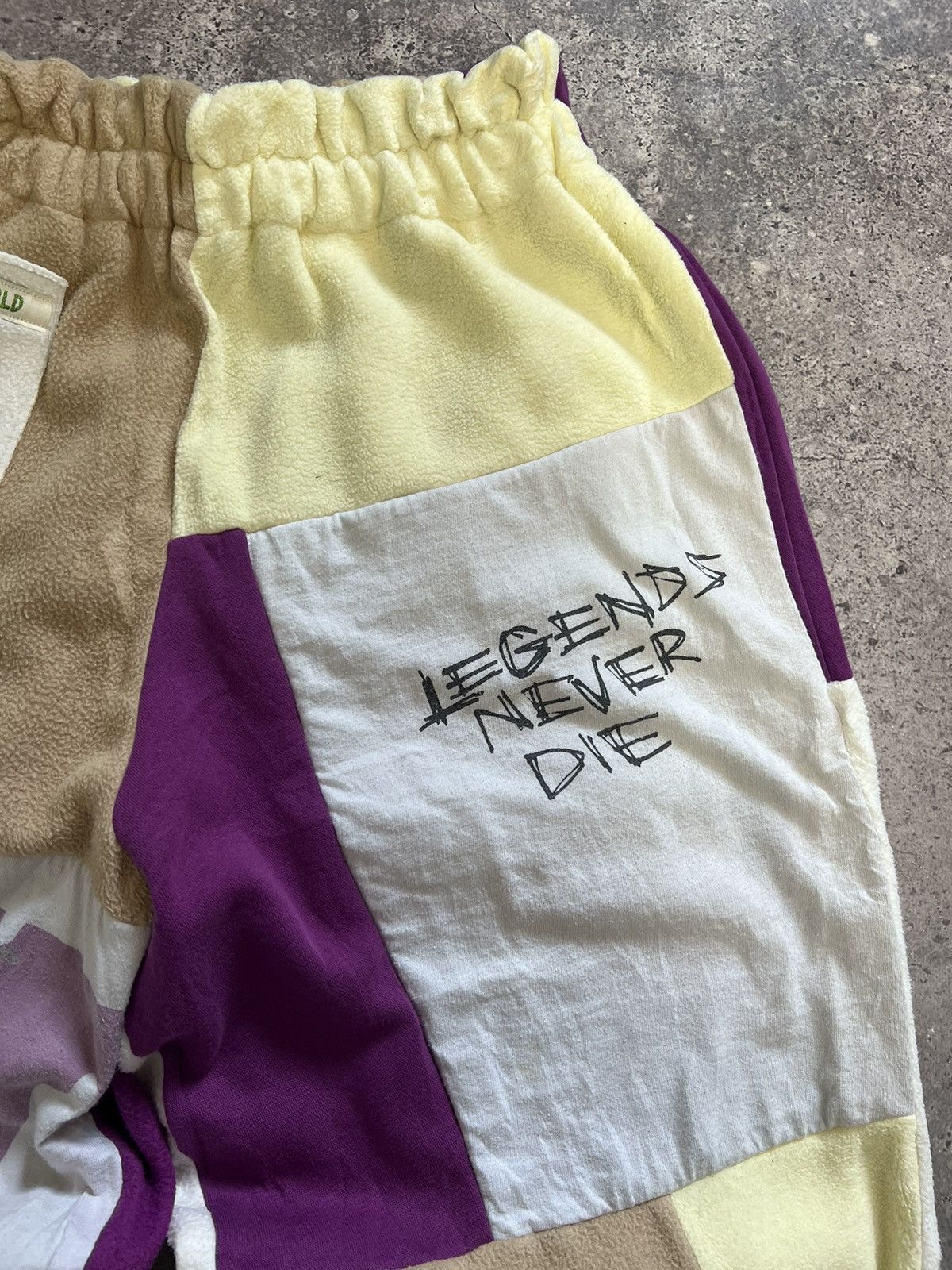 Handmade Jucie Wrld x Vlone Hand Made Baggy Joggers Pants Size US 33 - 4 Thumbnail