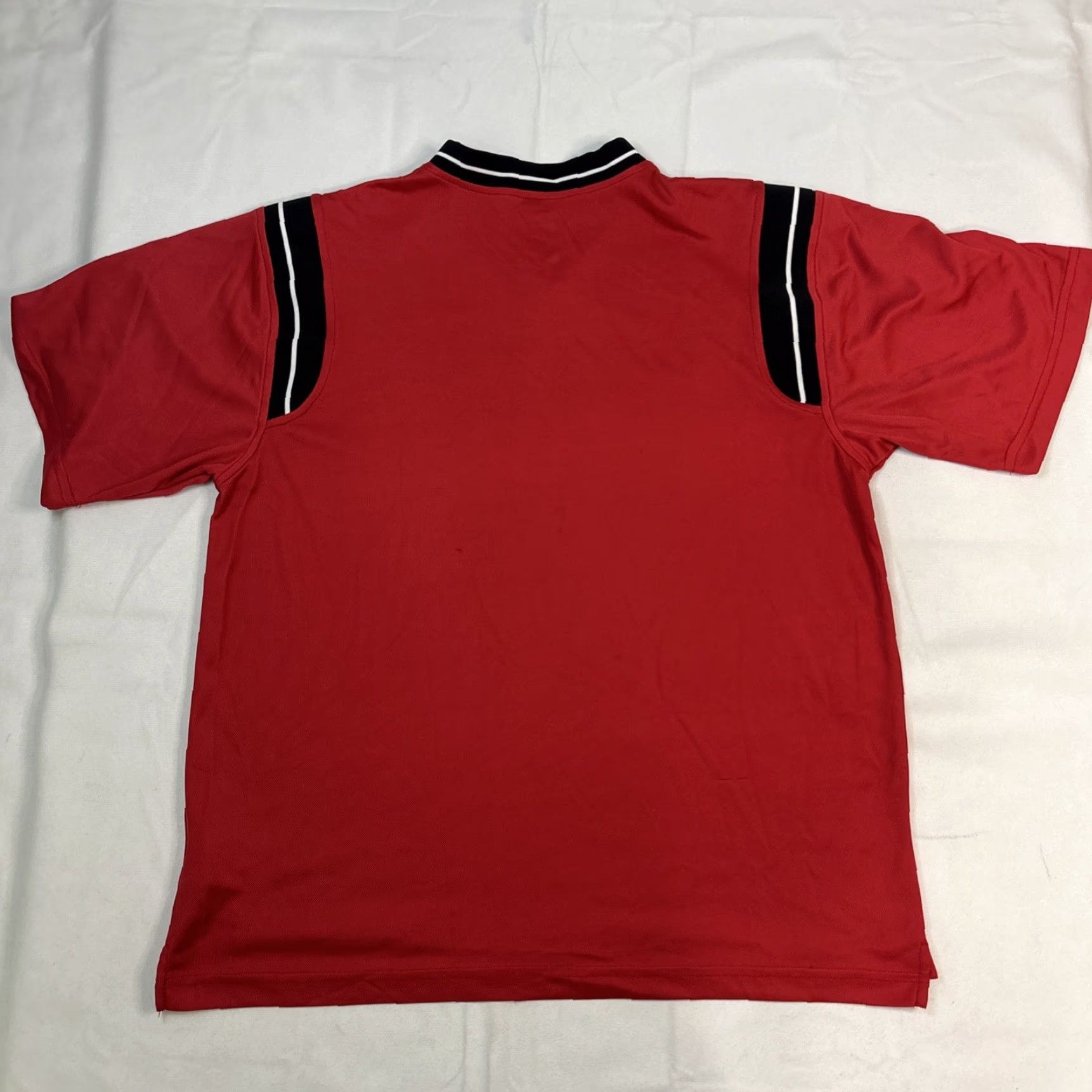 Nike Nike Soccer Jersey Men L Red V-Neck Y2K Athletic Size US L / EU 52-54 / 3 - 7 Thumbnail
