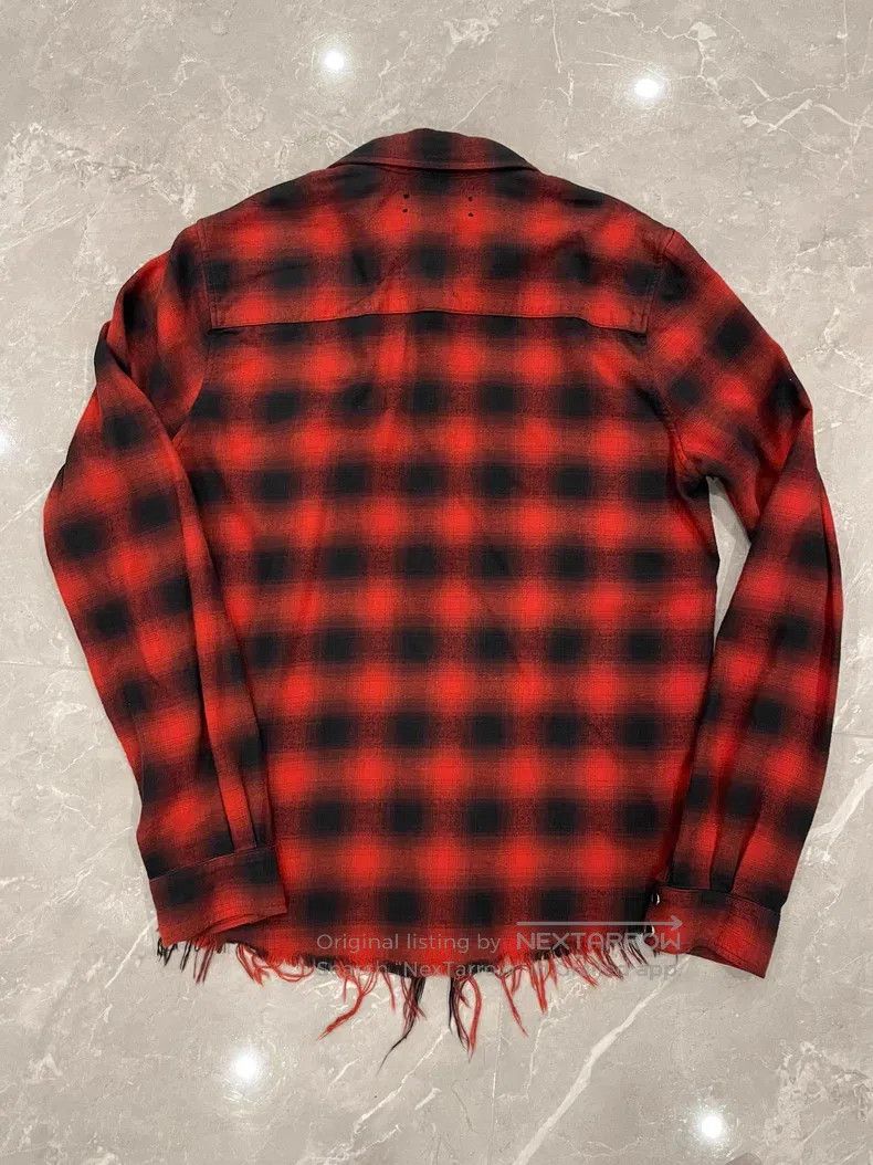 Amiri Amiri Size L Long-sleeved shirt with red check Size US L / EU 52-54 / 3 - 4 Thumbnail