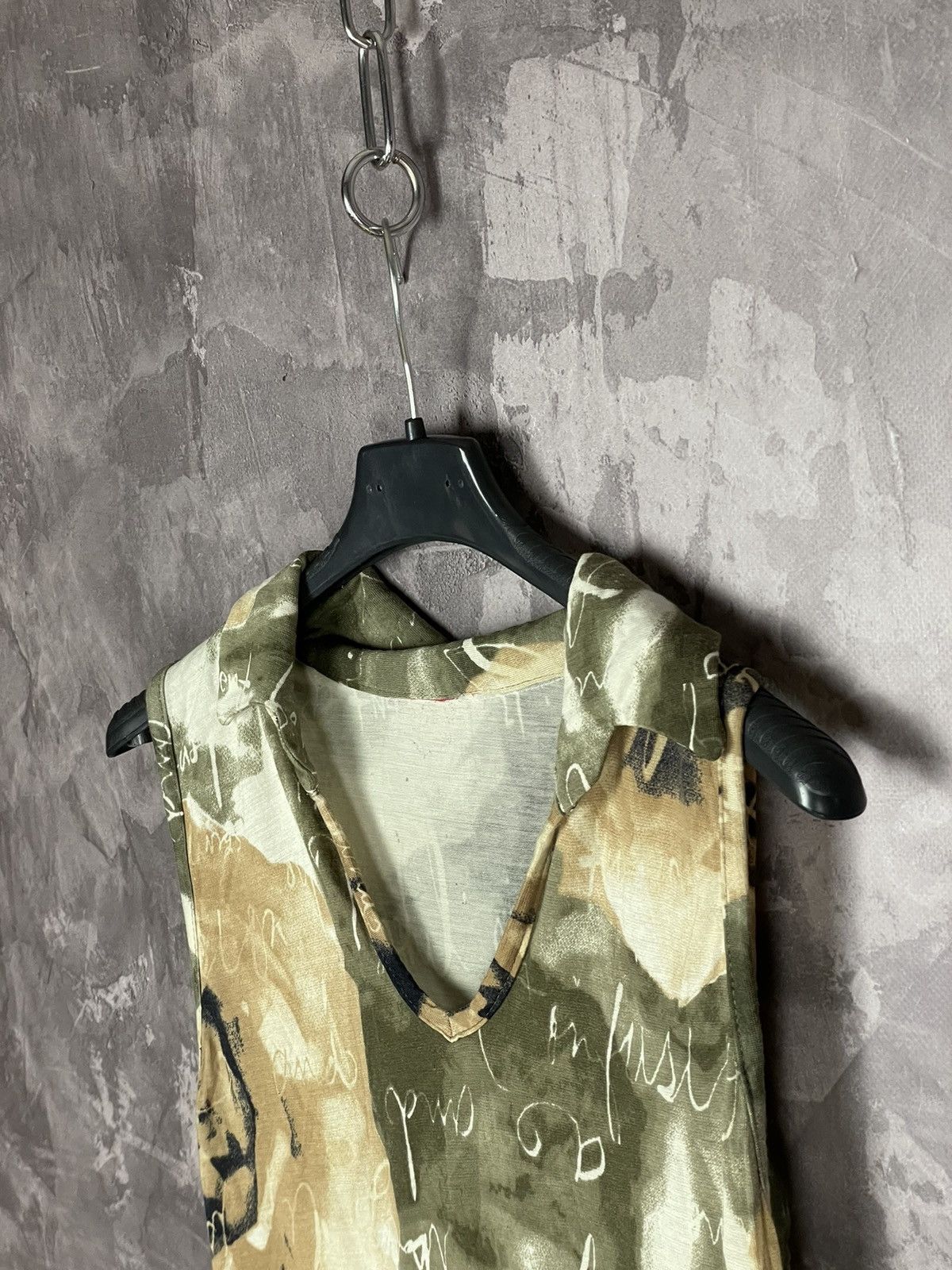 Japanese Brand × Vintage Vintage Mesh Top Engraving like jean paul gailtier Size M / US 6-8 / IT 42-44 - 6 Thumbnail