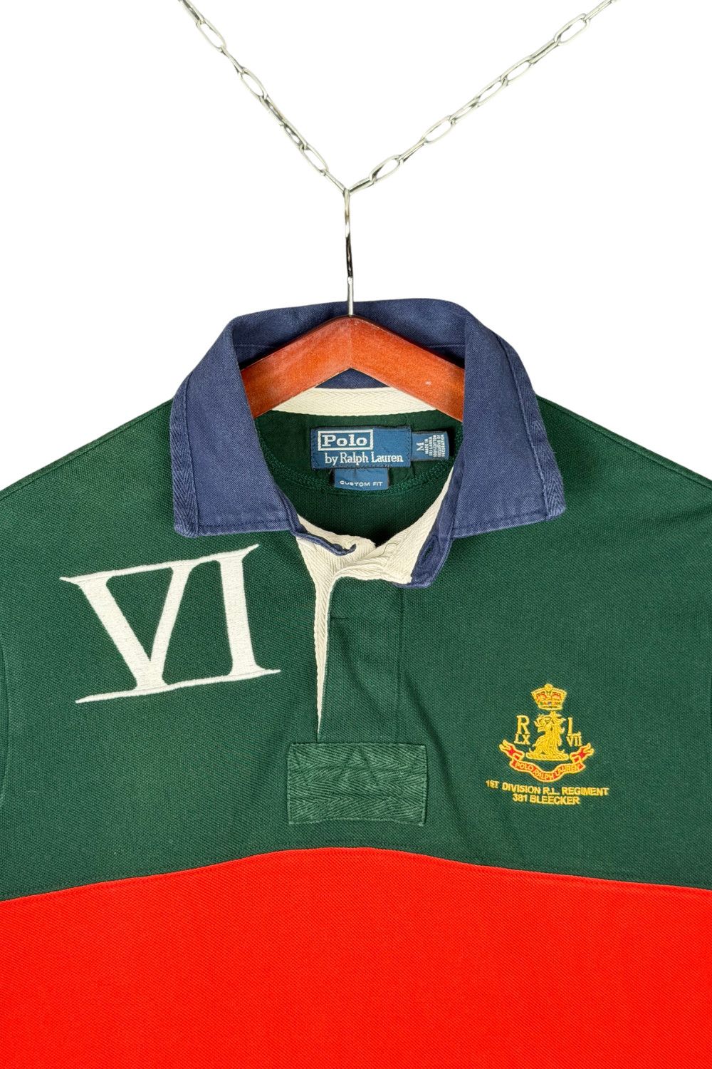 Polo Ralph Lauren Polo RL 381 Bleecker RL Regiment Rugby Polo Shirt M Size US M / EU 48-50 / 2 - 5 Thumbnail