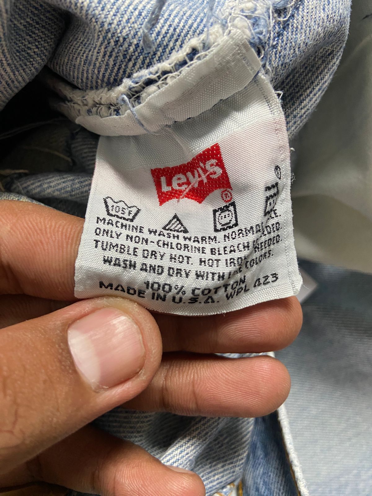 Levi's Vintage 90's Levis 501 stone washed USA jeans Size US 33 - 4 Thumbnail
