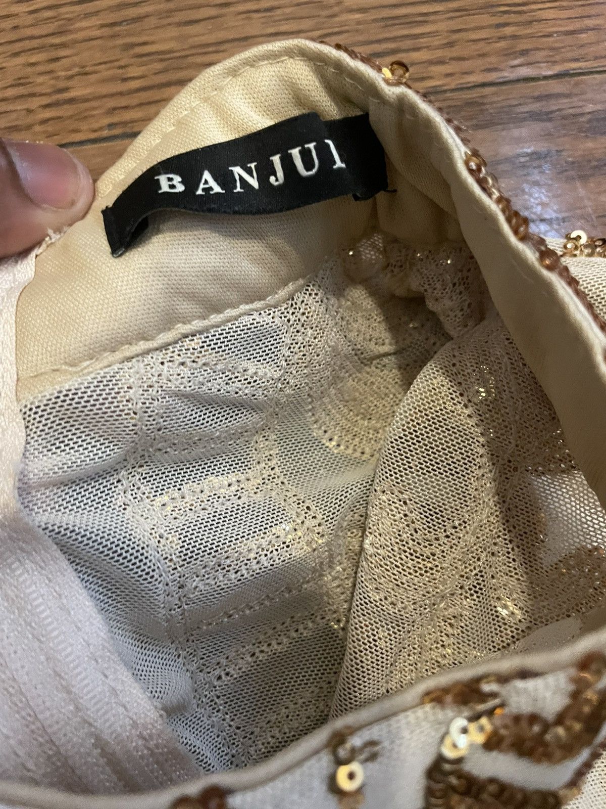 Other Banjui gold sequin & mesh dress Size S / US 4 / IT 40 - 3 Thumbnail