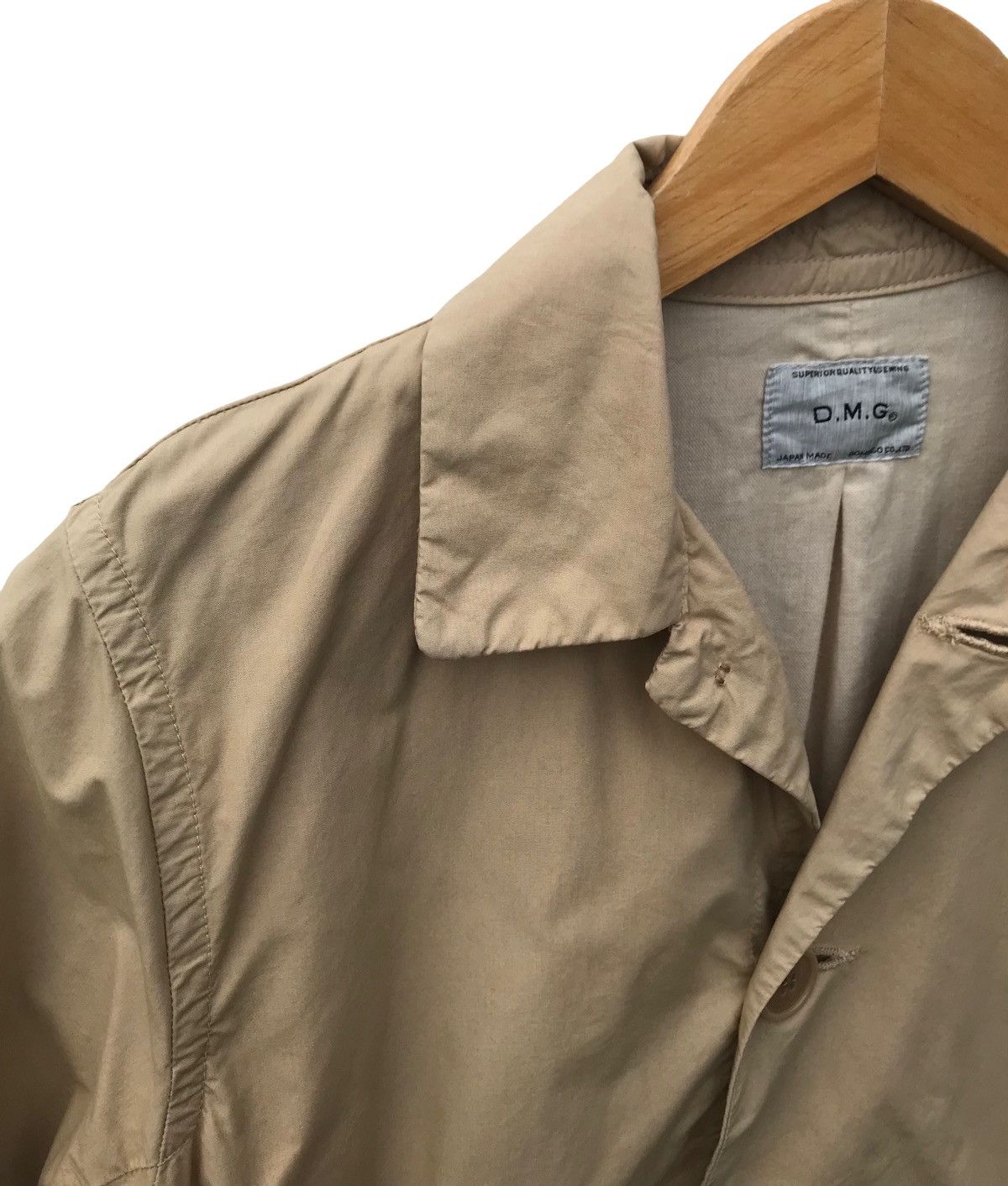 Japanese Brand Vintage Domingo DMG Japan Light Coat DMG Long Jacket Size US S / EU 44-46 / 1 - 3 Thumbnail