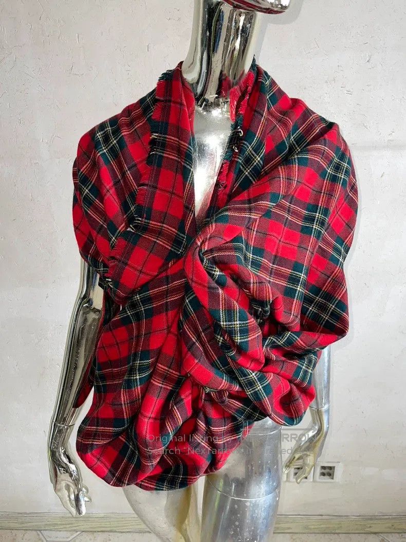 Junya Watanabe Junya Watanabe Scottish Red Cardigan Top Size S / US 4 / IT 40 - 3 Thumbnail