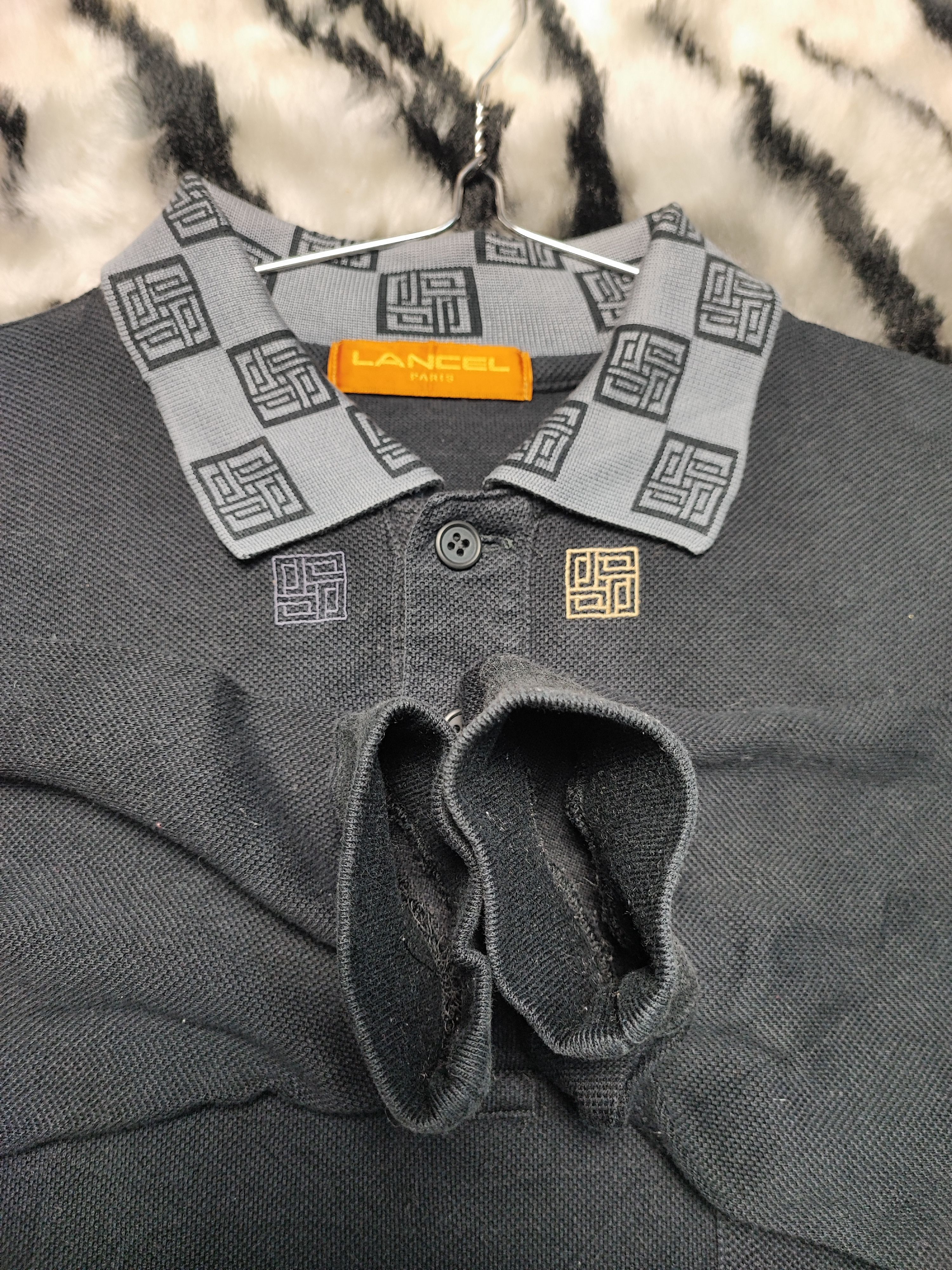Lancel × Vintage Lancel Paris Polo T-shirt Vintage Design Size US L / EU 52-54 / 3 - 15 Thumbnail