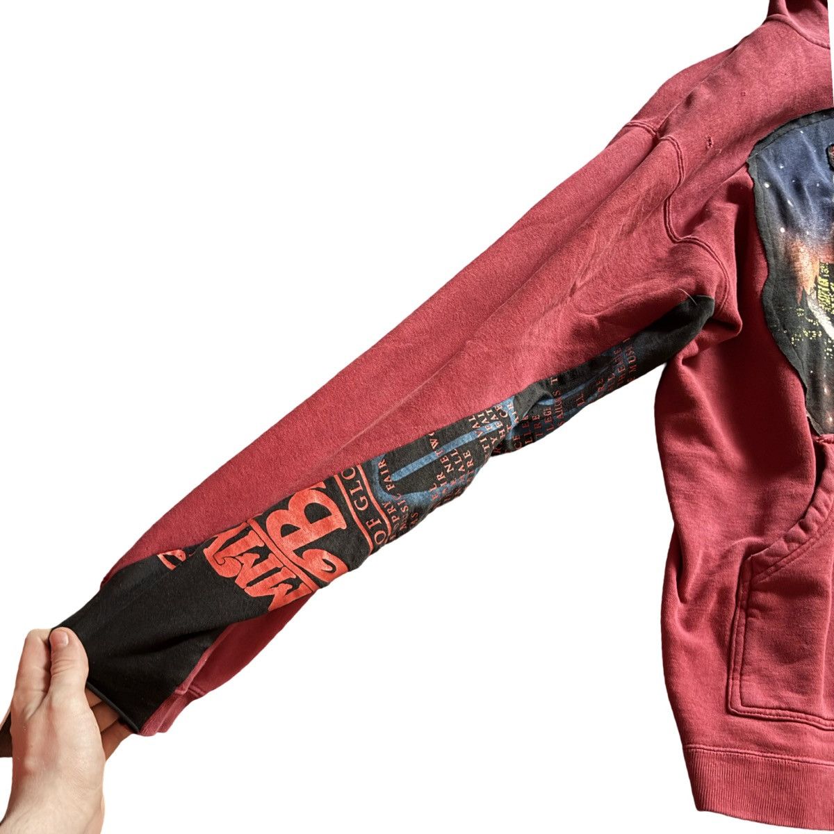 Handmade Custom red graphic hoodie Size US M / EU 48-50 / 2 - 4 Thumbnail