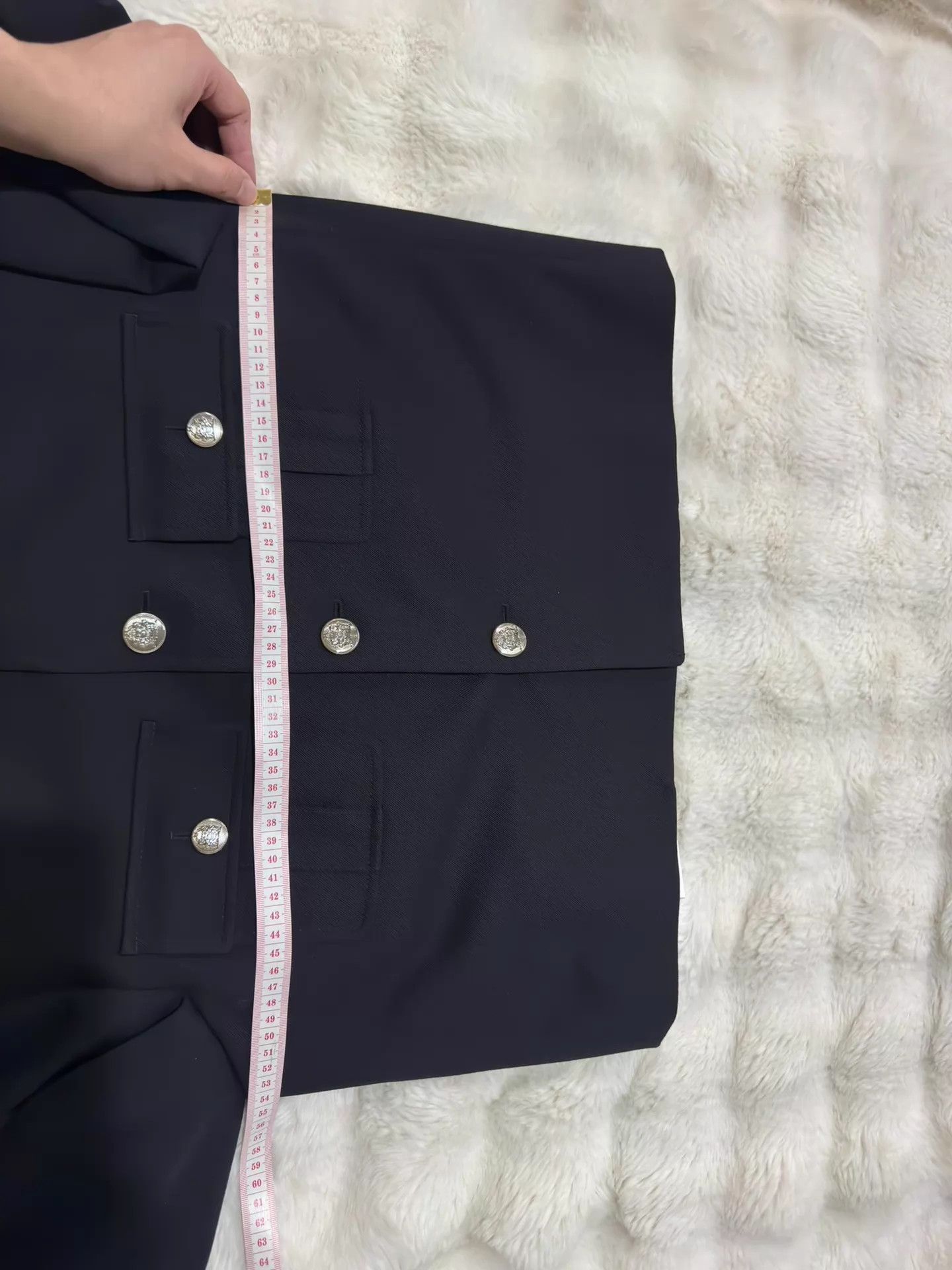 Celine Celine Hedi Men's Wool Hunting Jacket 48 Black Silver New Size US M / EU 48-50 / 2 - 8 Thumbnail