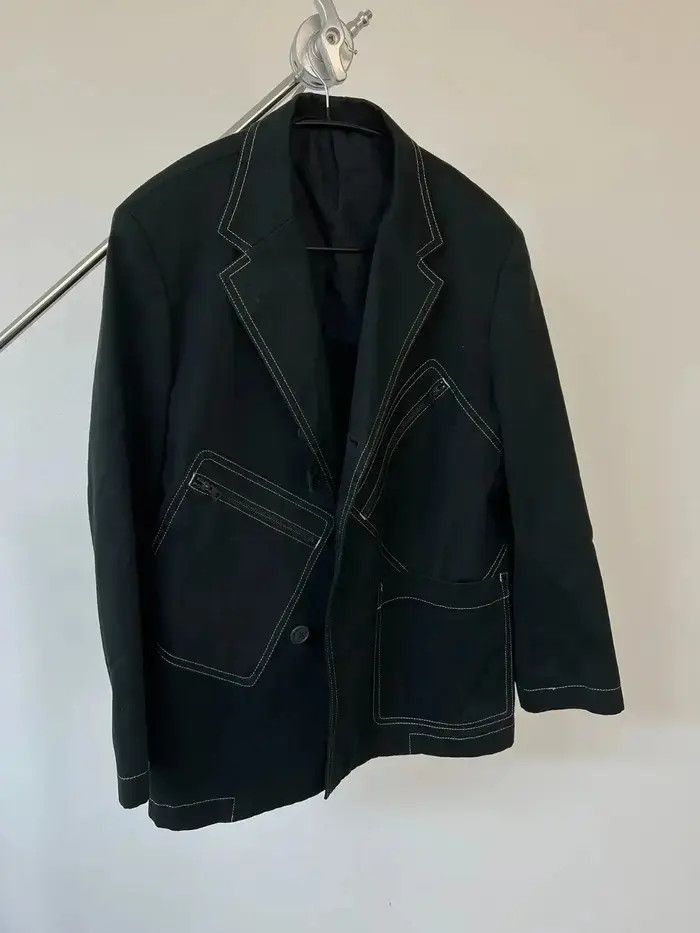 Yohji Yamamoto Yohji Yamamoto white lining multi pocket jacket Size US L / EU 52-54 / 3 - 3 Thumbnail