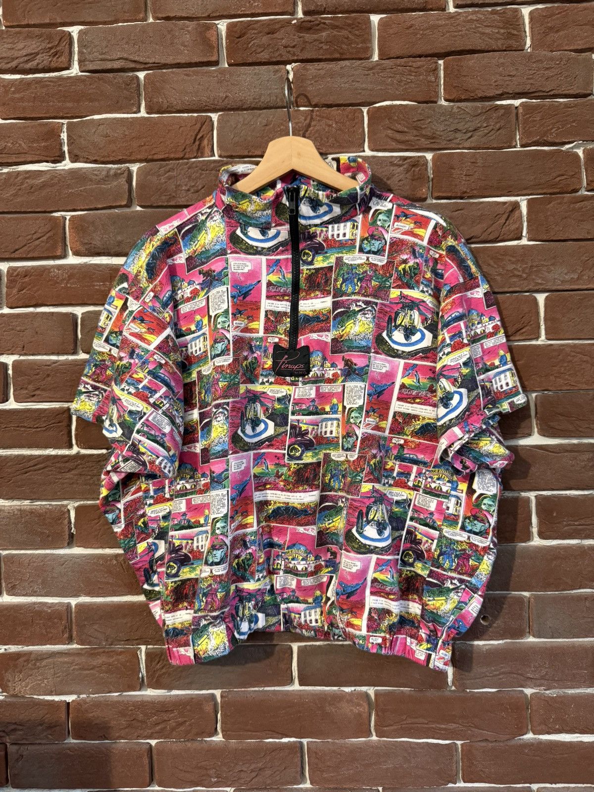 Vintage Pinaps by WLT Comics All Print Cropped Boxy Vintage 90s Tee Size US M / EU 48-50 / 2 - 1 Thumbnail