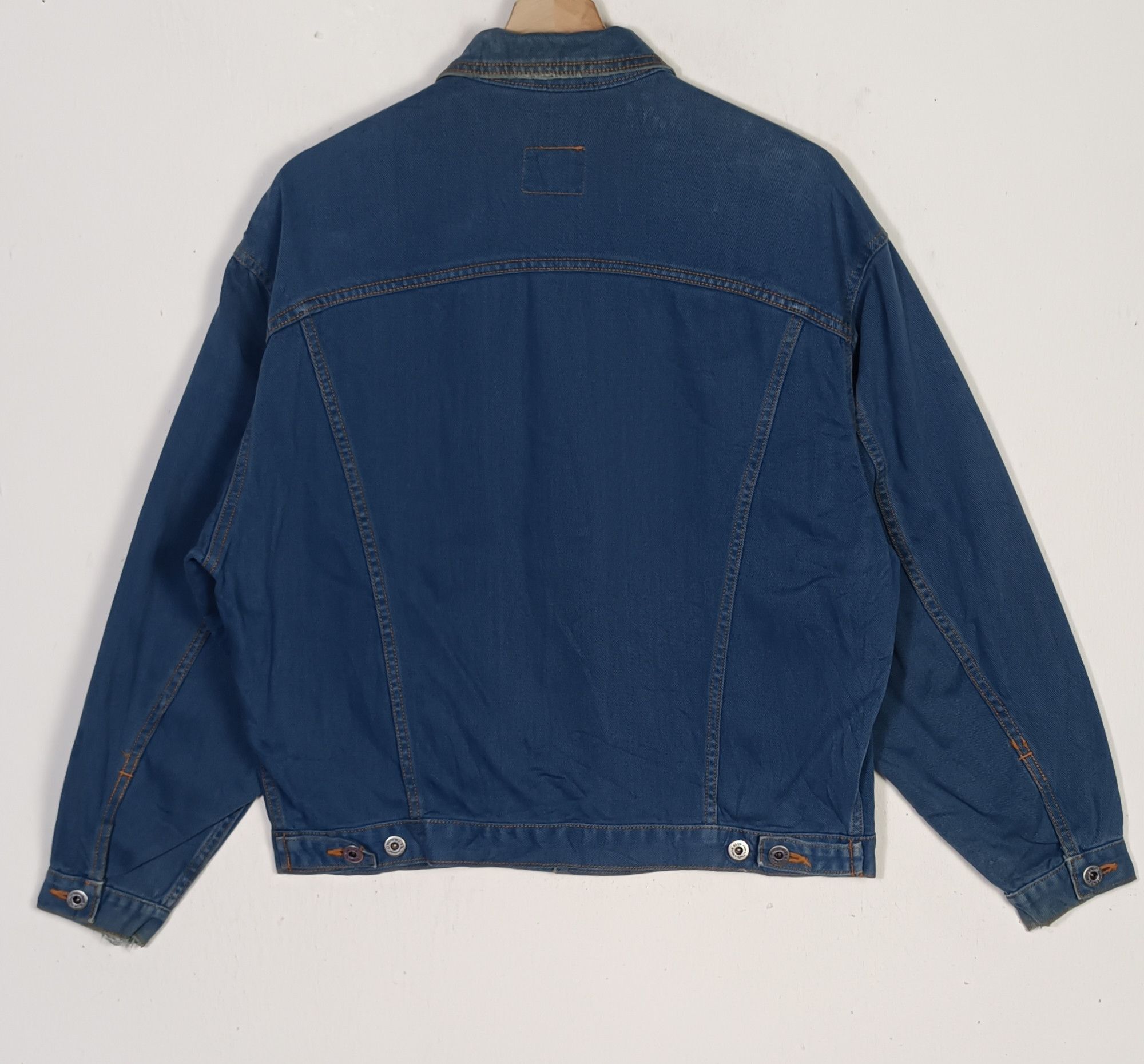 Benetton × Vintage Blue Family by Benetton Denim Jacket Size US M / EU 48-50 / 2 - 2 Thumbnail