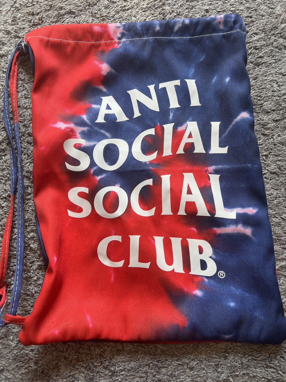 Anti Social Social Club Anti Social Social Club Tie-Dye Drawstring Bag Size ONE SIZE - 2 Thumbnail