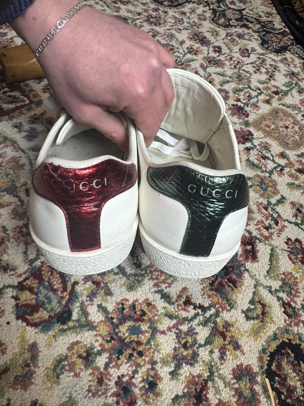 Gucci Gucci Ace Sneakers "Bee" Size 9us Size US 9 / EU 42 - 7 Thumbnail