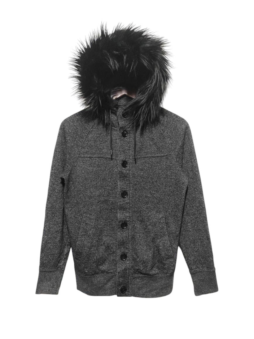 H&M H&M Button Fur Hoodie LGB style Size US XS / EU 42 / 0 - 1 Thumbnail