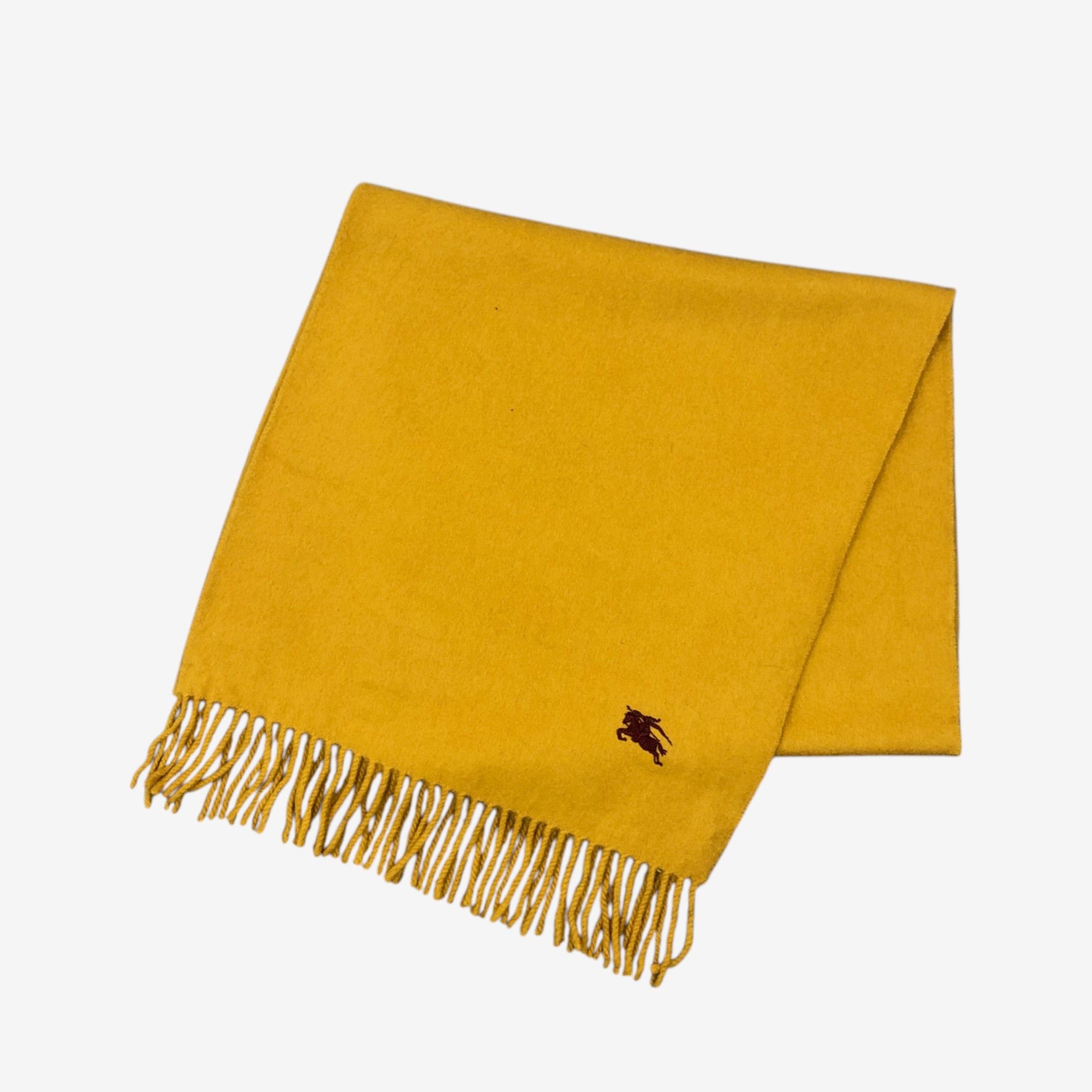 Burberry Vintage Burberry Scarf Muffler Wool Cashmere Scarves Size ONE SIZE - 3 Thumbnail