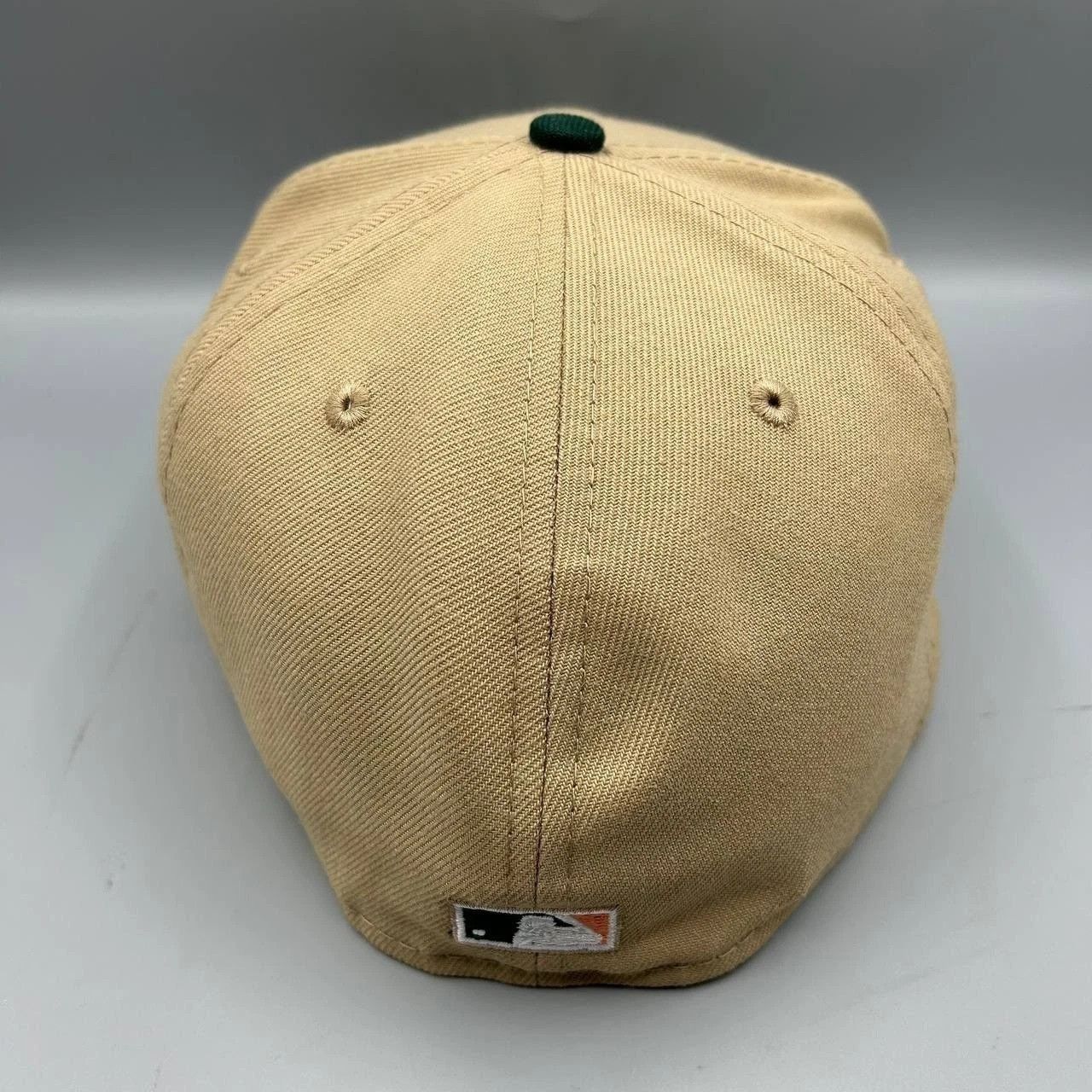 New Era Houston Astros Hat Men 7 3/8 Beige Green MLB Fitted Cap New Size ONE SIZE - 5 Thumbnail