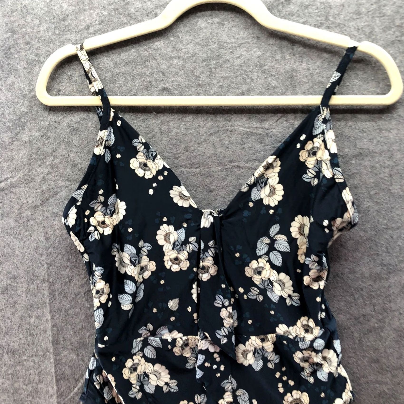 Vintage Seafolly Splendour One Piece Swimsuit Womens 12 Floral Teal Tie Beach Beachwear Women 12 Teal Size ONE SIZE - 3 Thumbnail