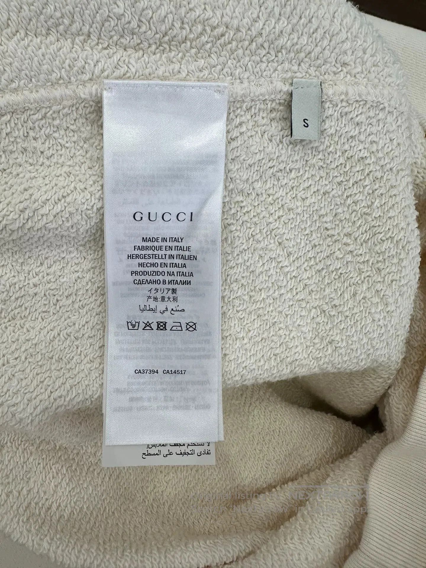 Gucci Gucci Sequin Cat Logo Sweatshirt S. Size S / US 4 / IT 40 - 6 Thumbnail