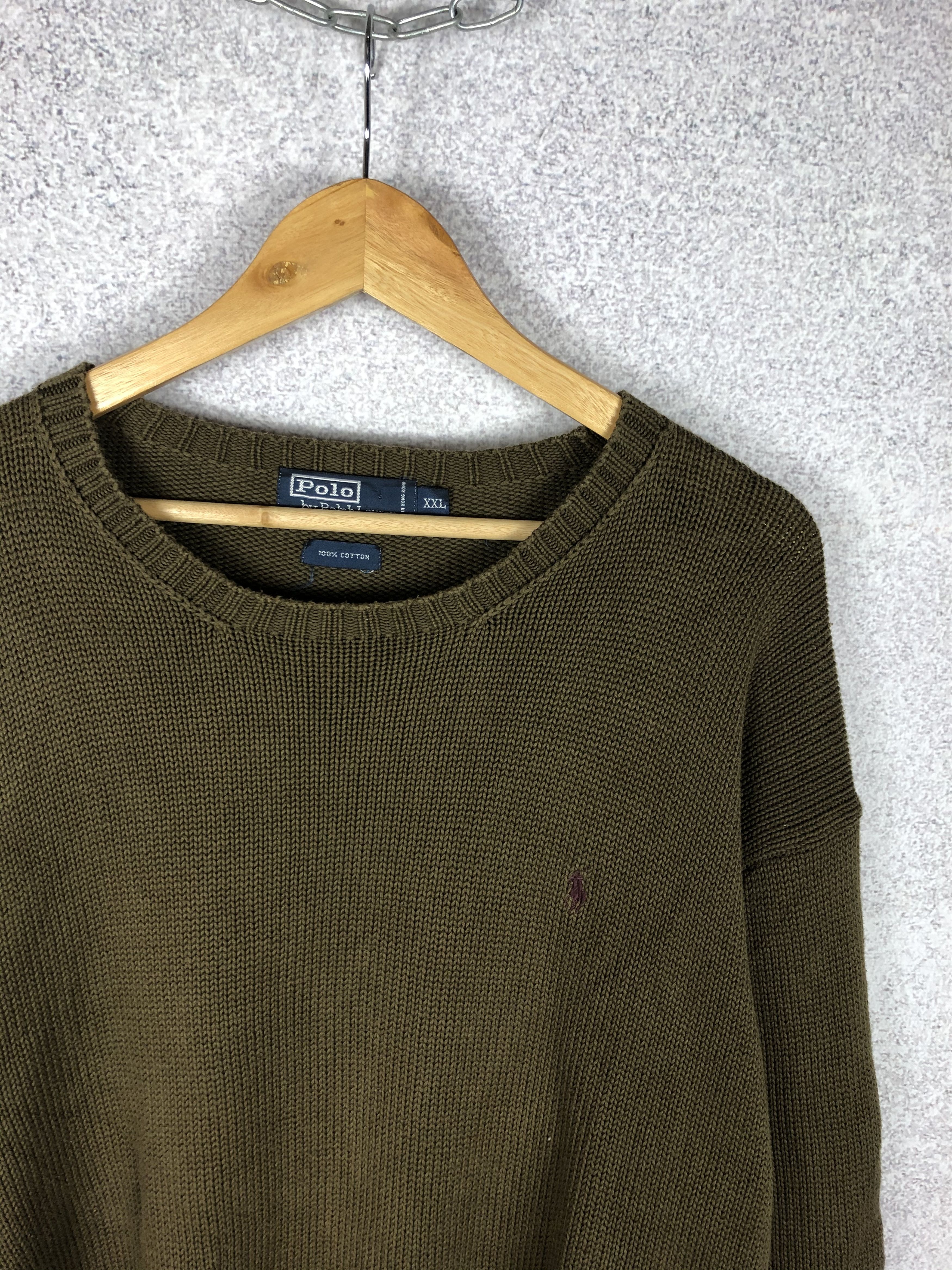 Polo Ralph Lauren Vintage Polo Ralph Lauren Knitted Sweater Size US XXL / EU 58 / 5 - 2 Thumbnail