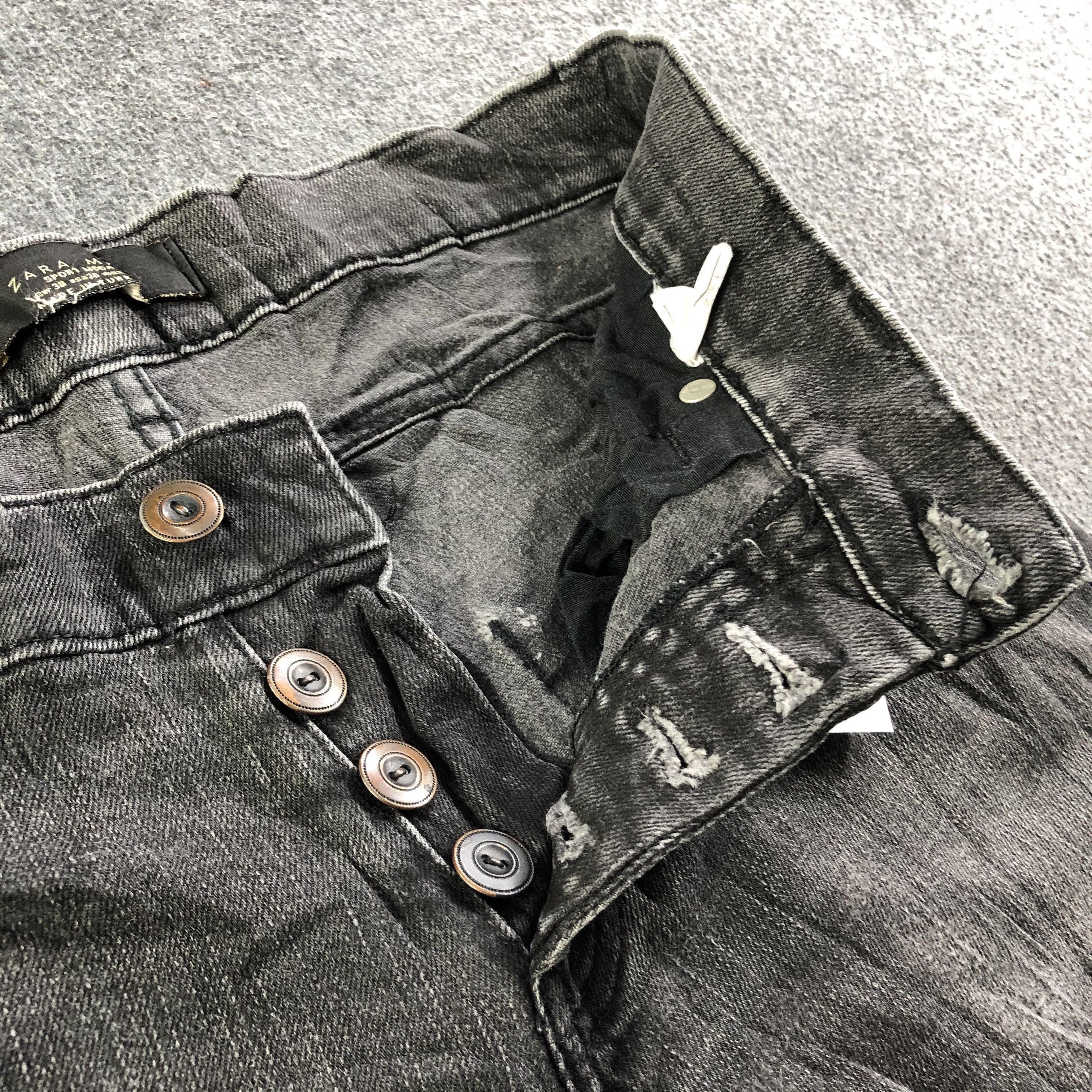 Vintage Vintage Zara Distress Jeans-J3765 Size US 31 - 7 Thumbnail